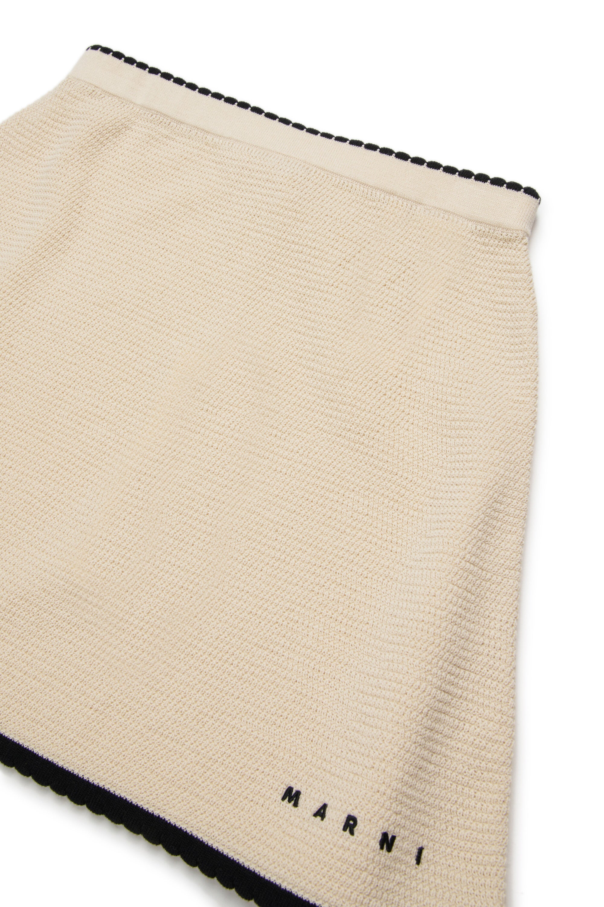 Mesh skirt with logo