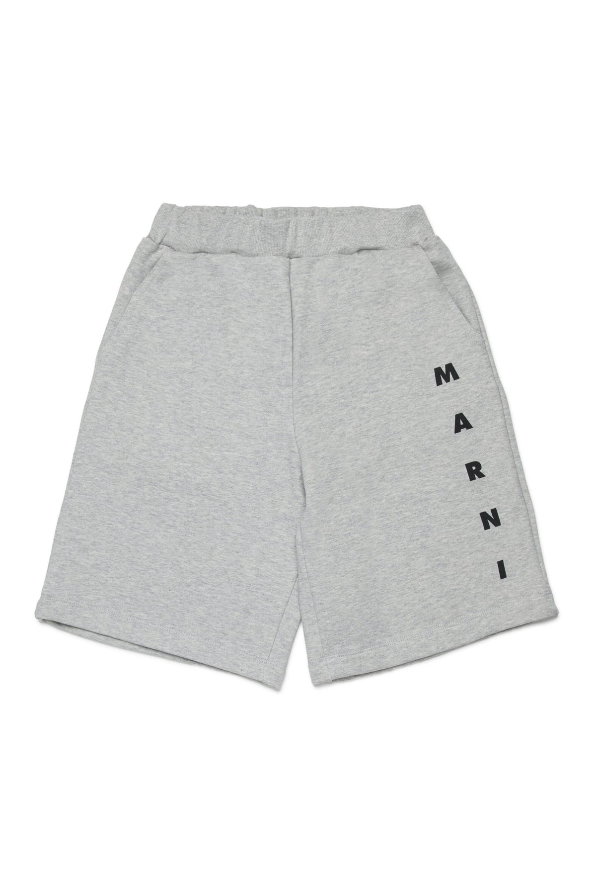 Logo fleece shorts