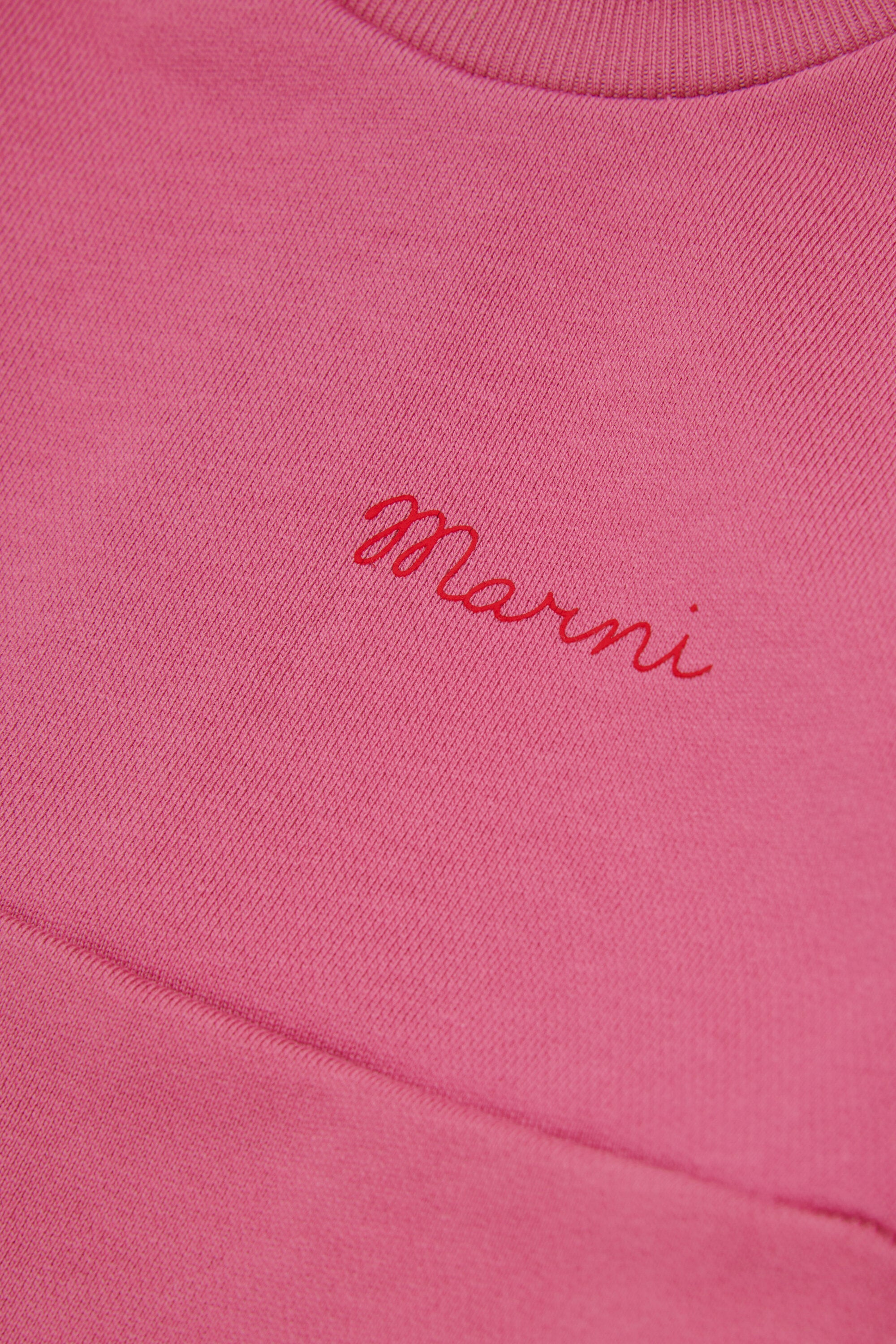 Vestido de felpa con logo