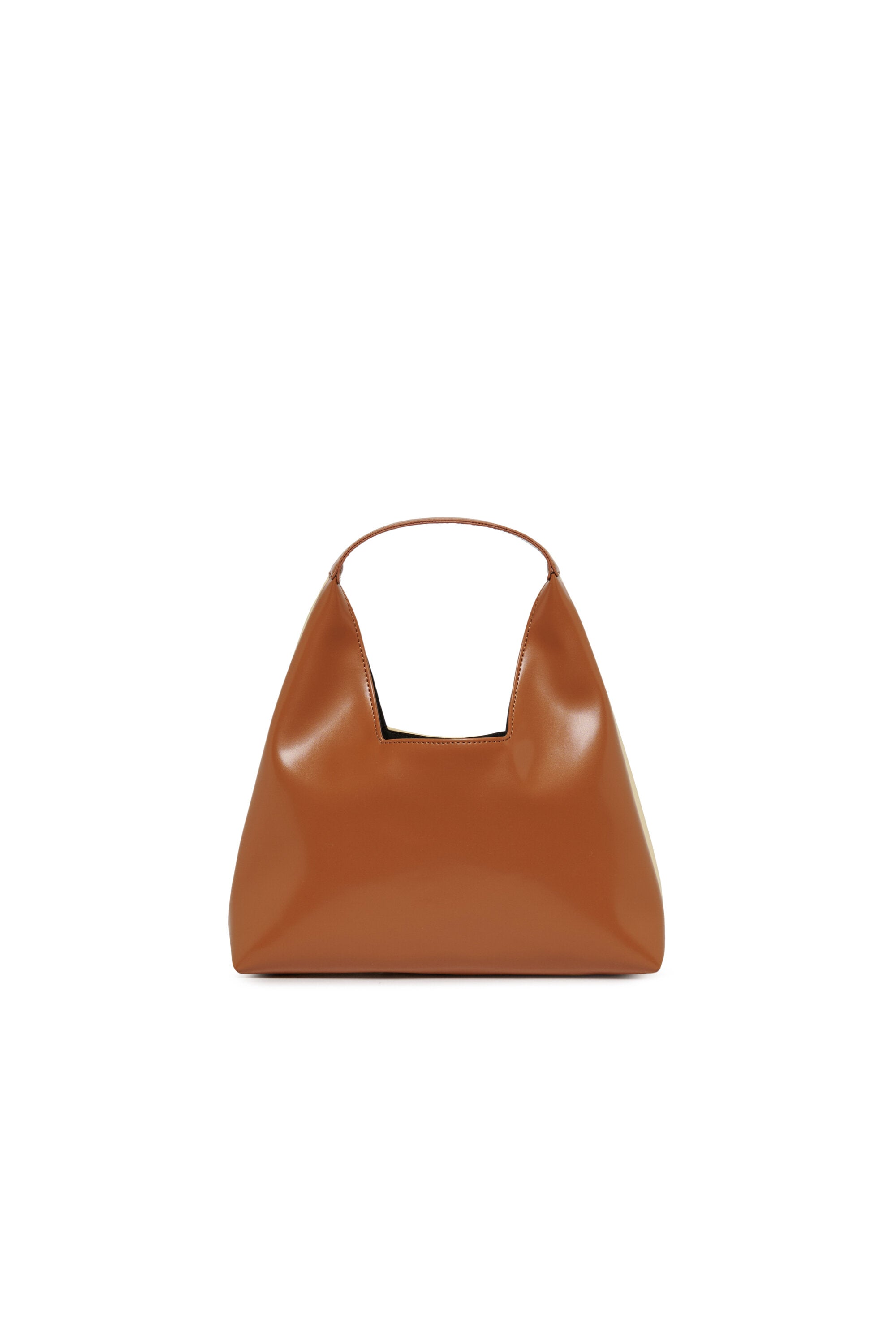 Diamond shoulder bag with floral pattern