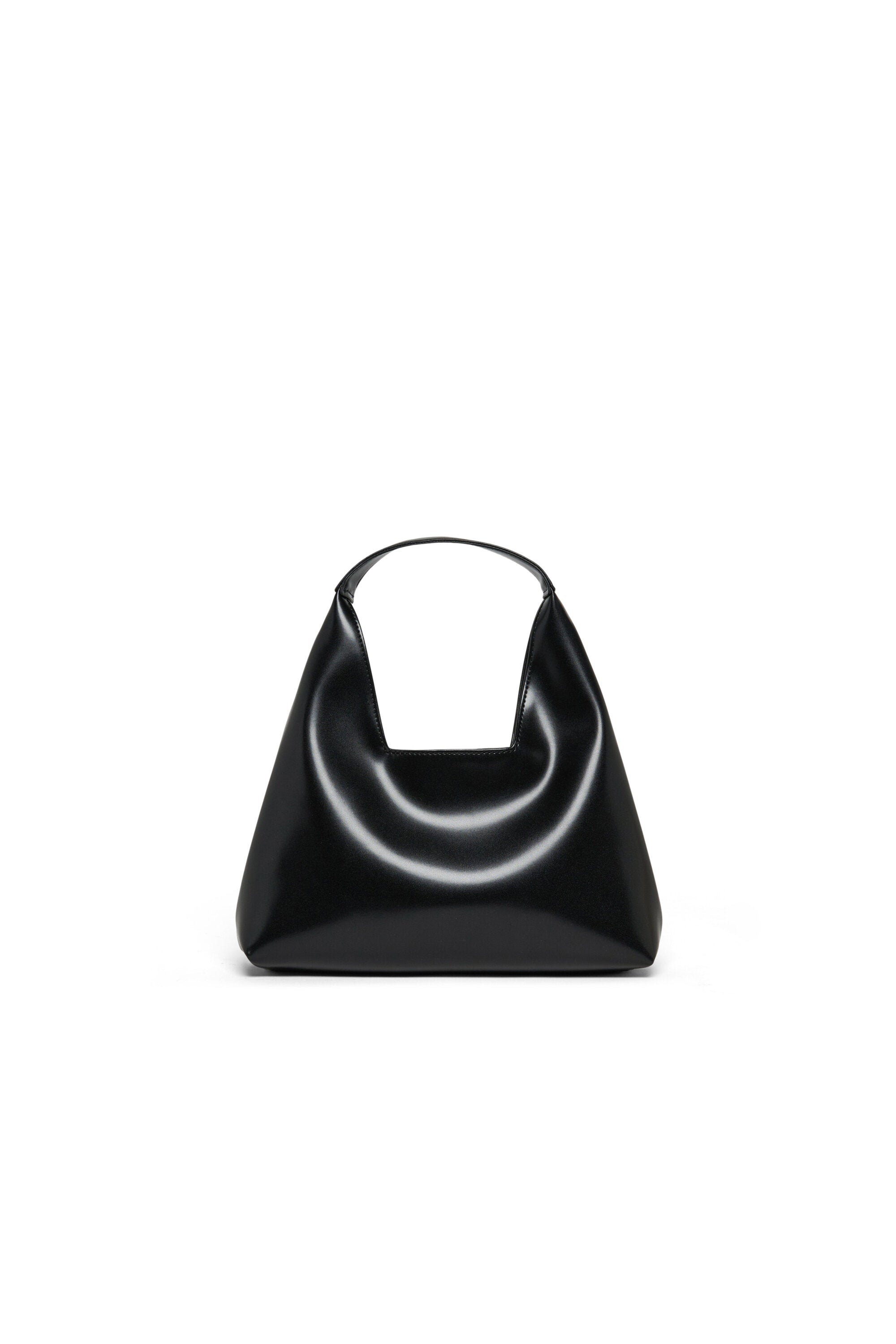 Diamond shoulder bag with floral pattern
