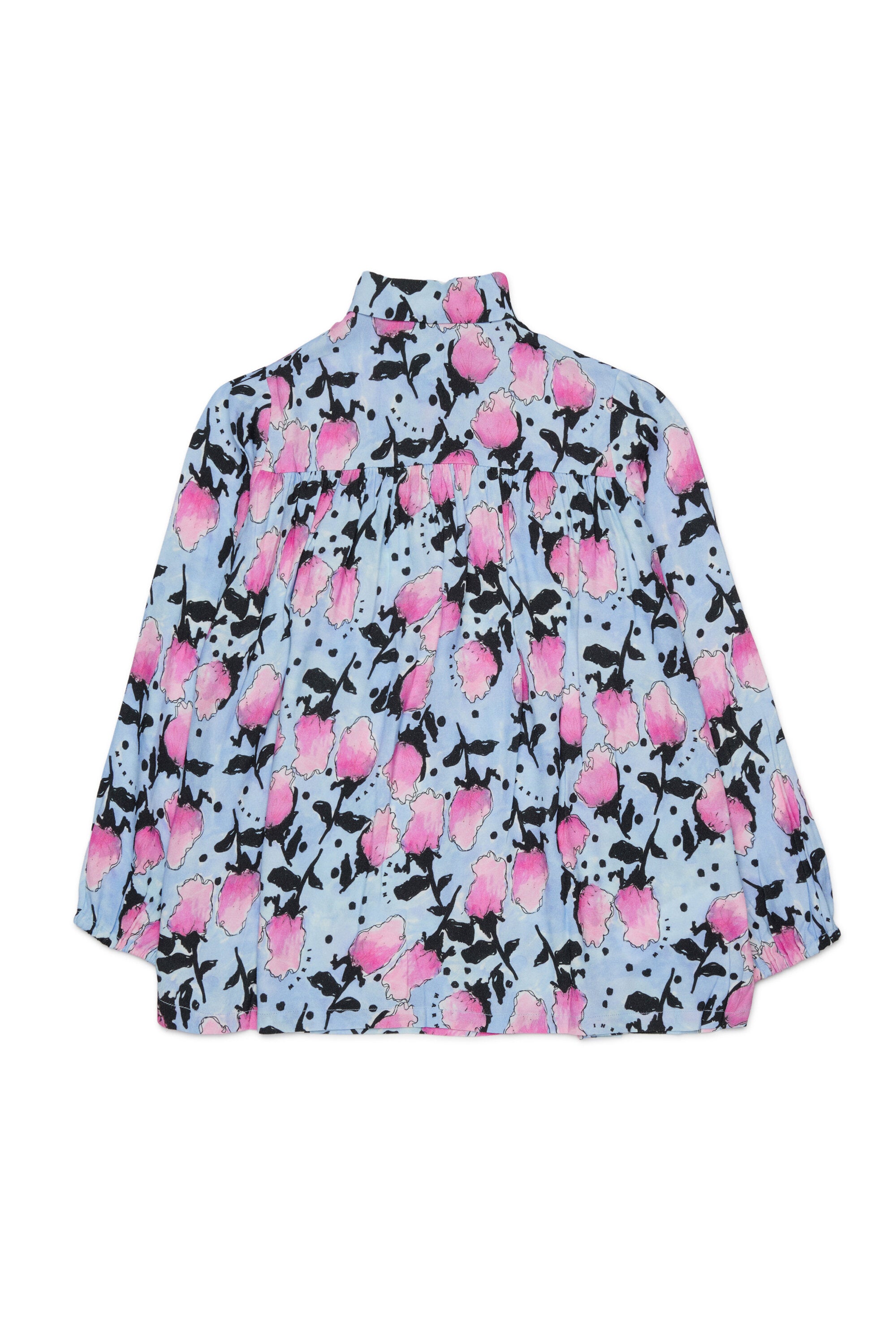 Camisa de manga larga con estampado floral