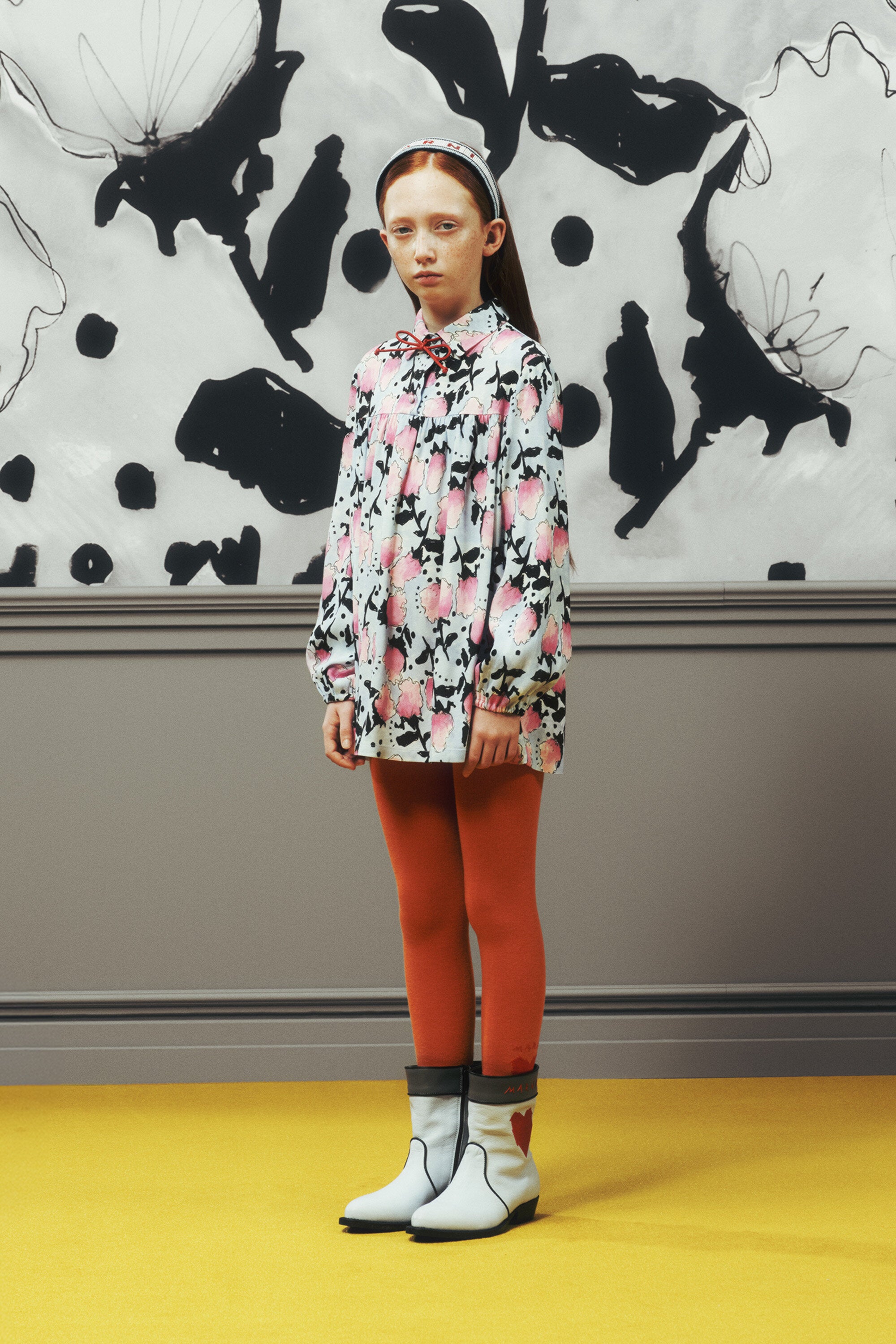 Camisa de manga larga con estampado floral