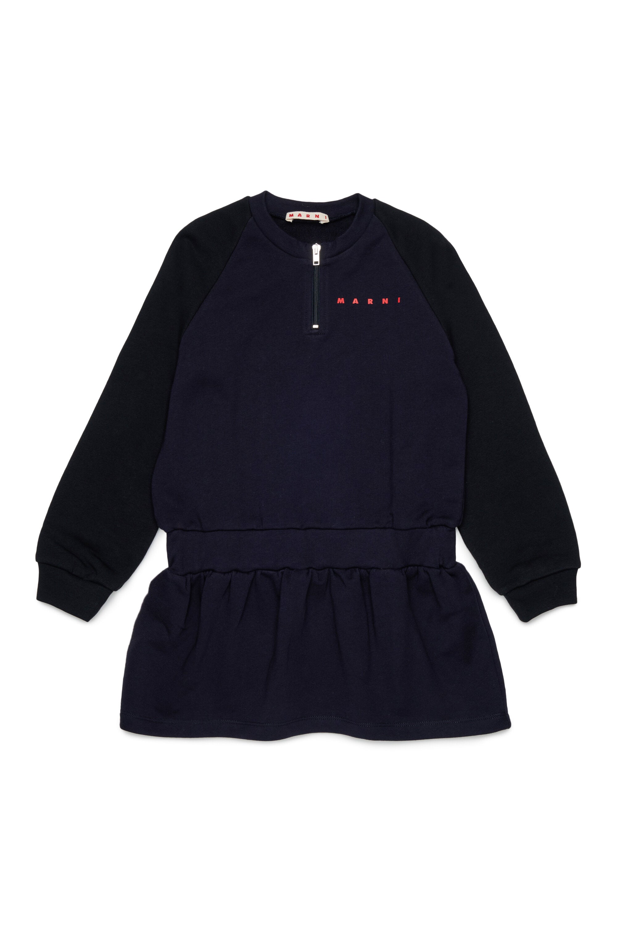 Vestido sudadera con logo