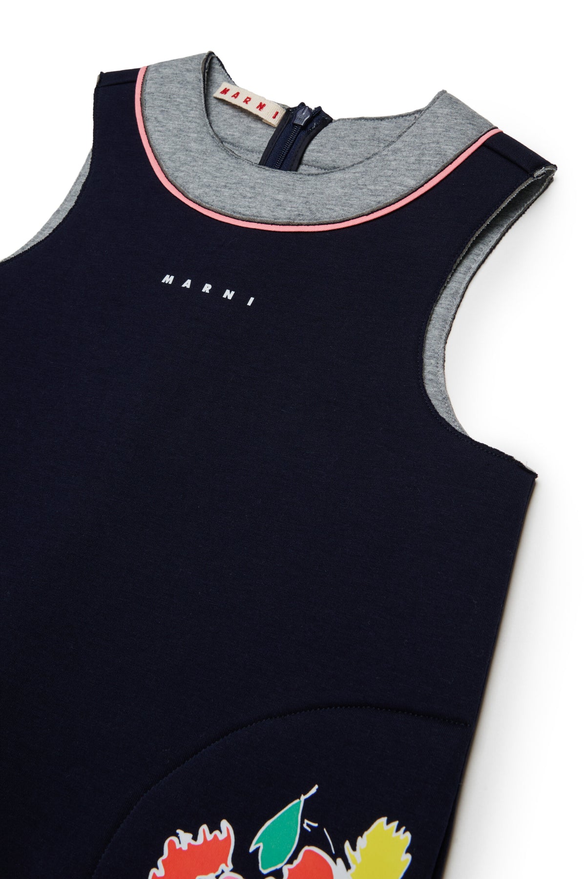 Vestido sin mangas con logo