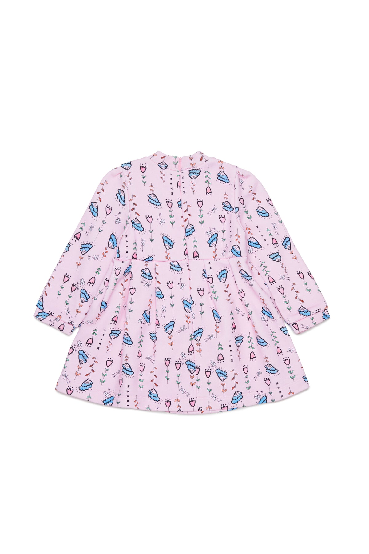 Vestido con logo y estampado floral
