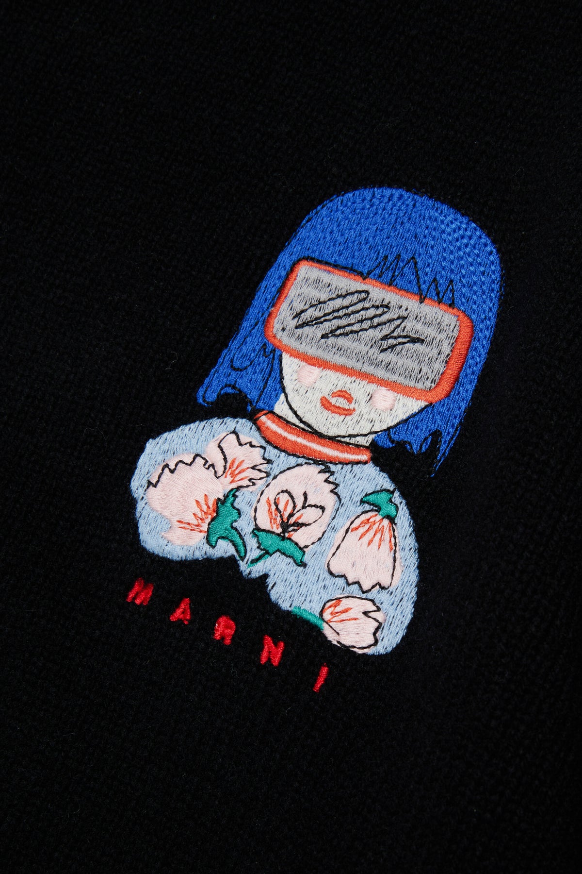 Crewneck pullover with logo