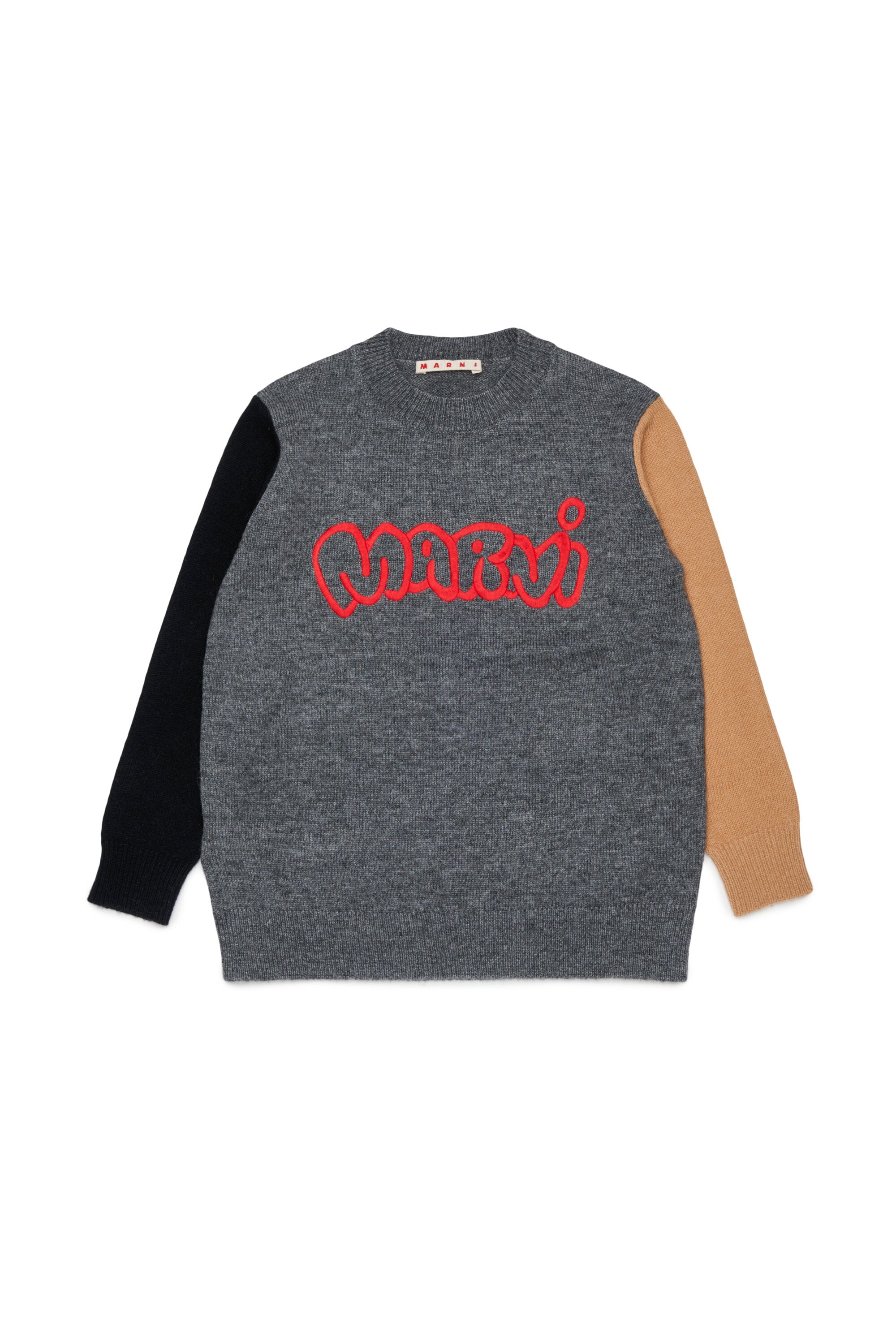Jersey de cuello redondo con logo