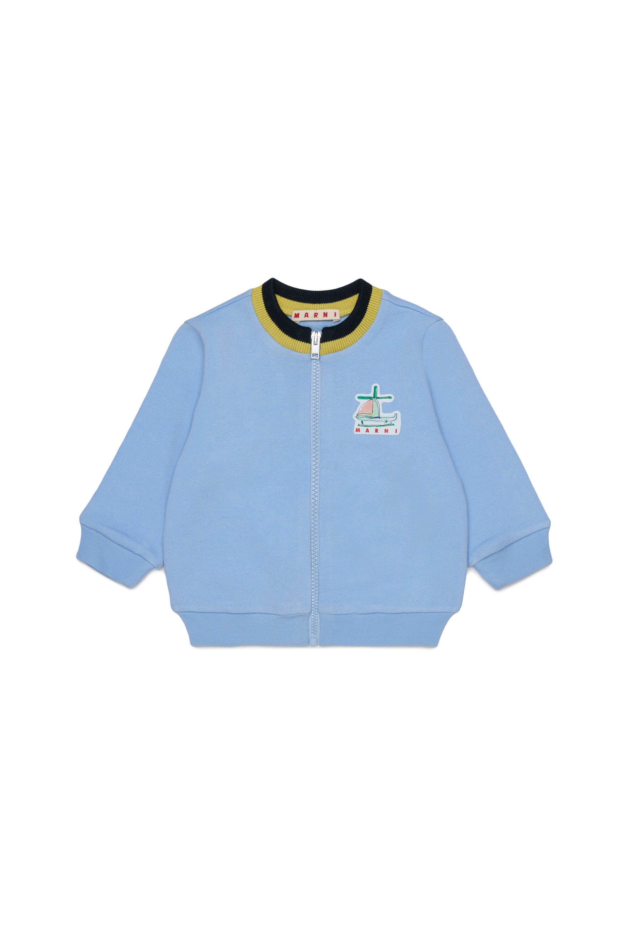 Sudadera con cremallera y logo