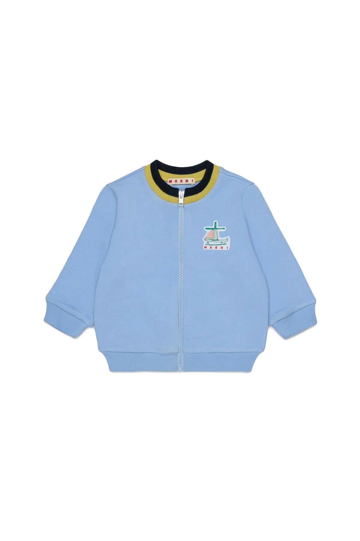 Sudadera con cremallera y logo