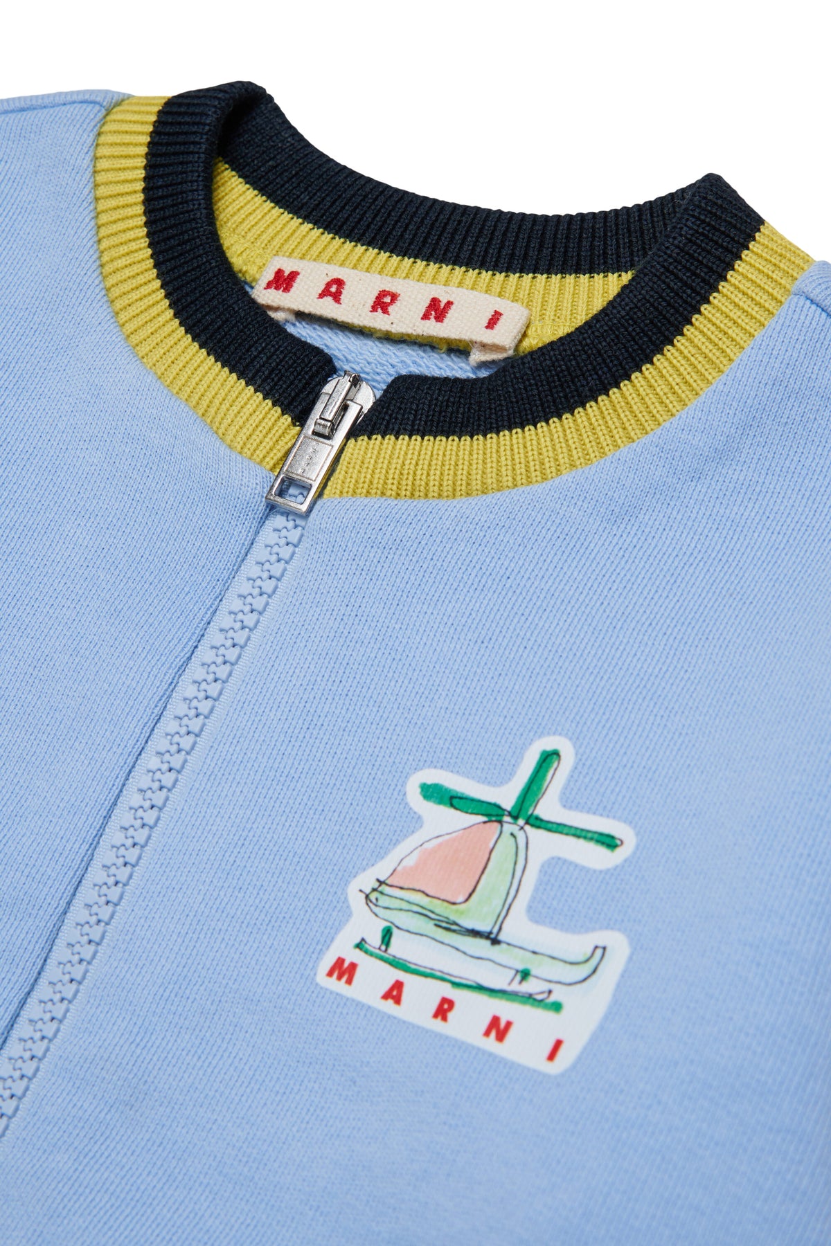 Sudadera con cremallera y logo