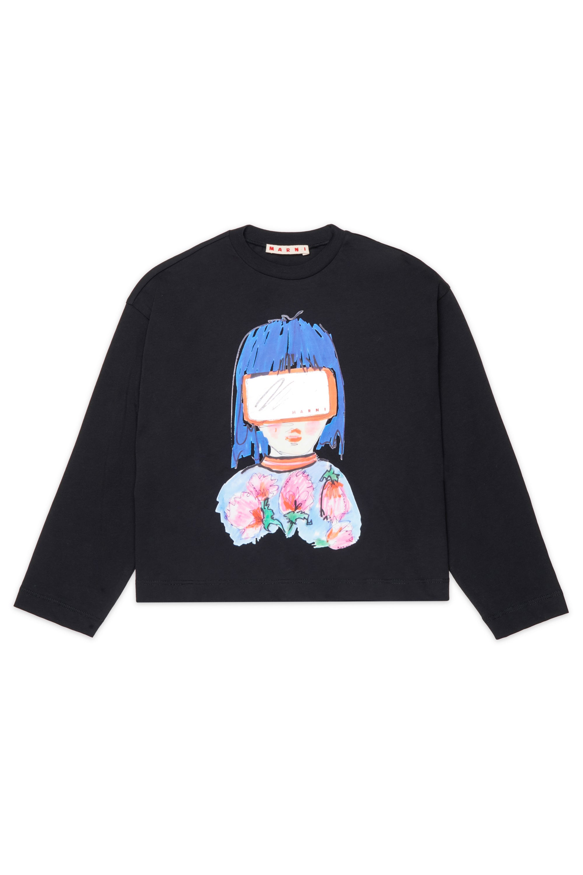 Long-sleeve T-shirt with print