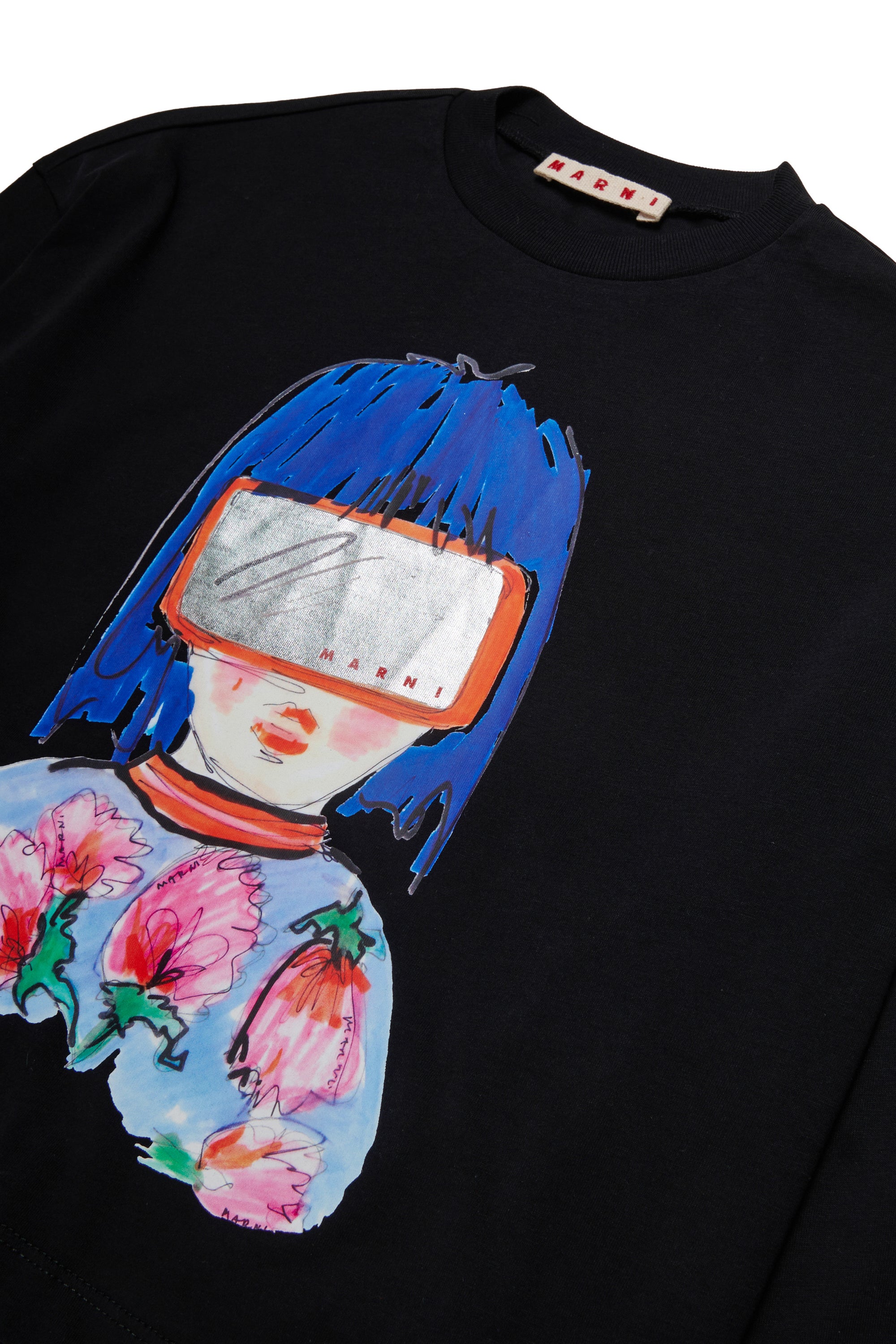 Long-sleeve T-shirt with print