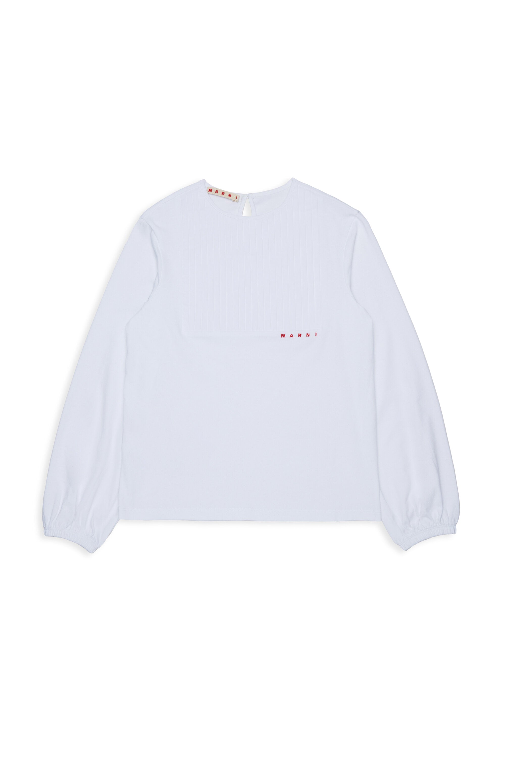 Camiseta de manga larga con detalles delanteros