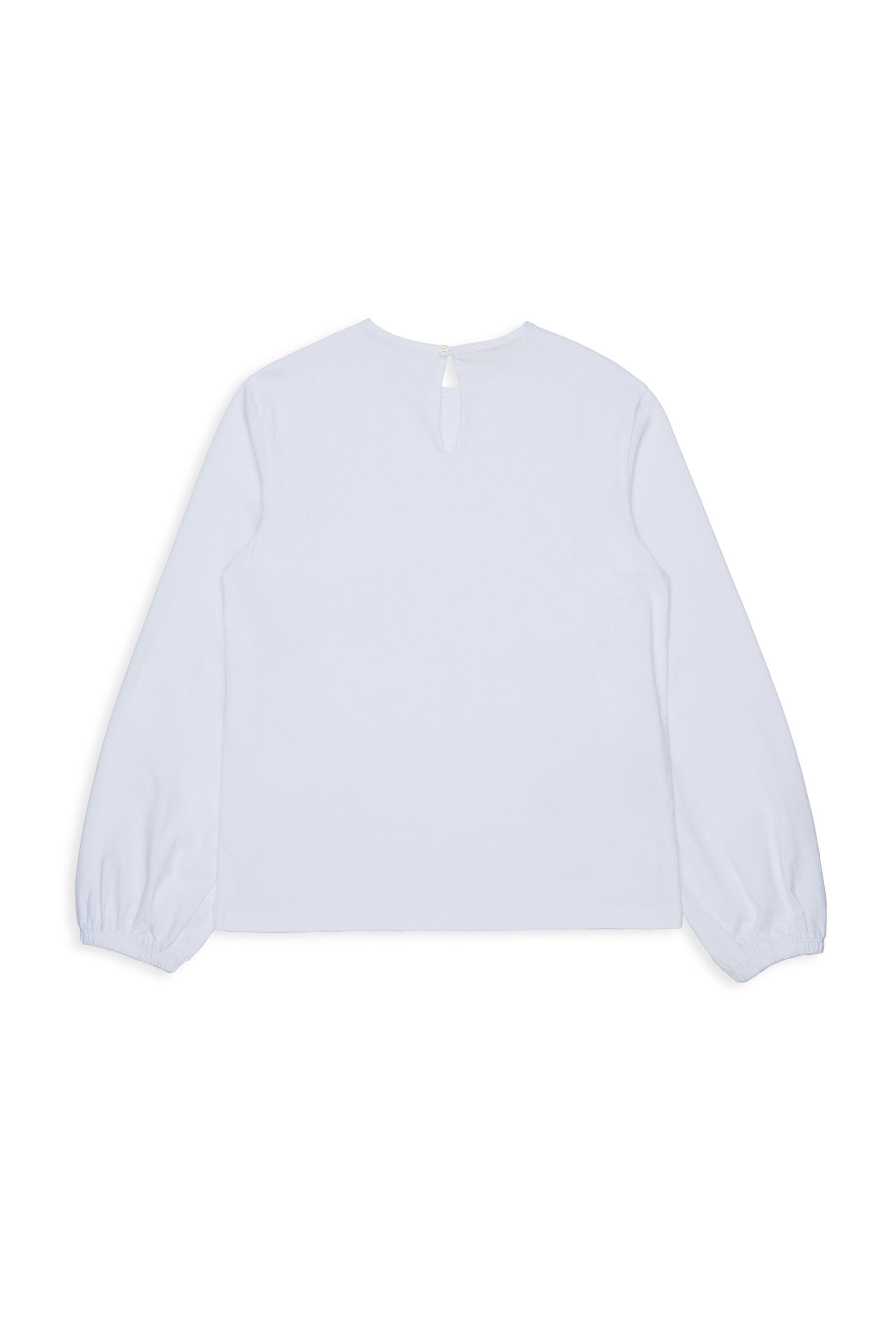 Camiseta de manga larga con detalles delanteros