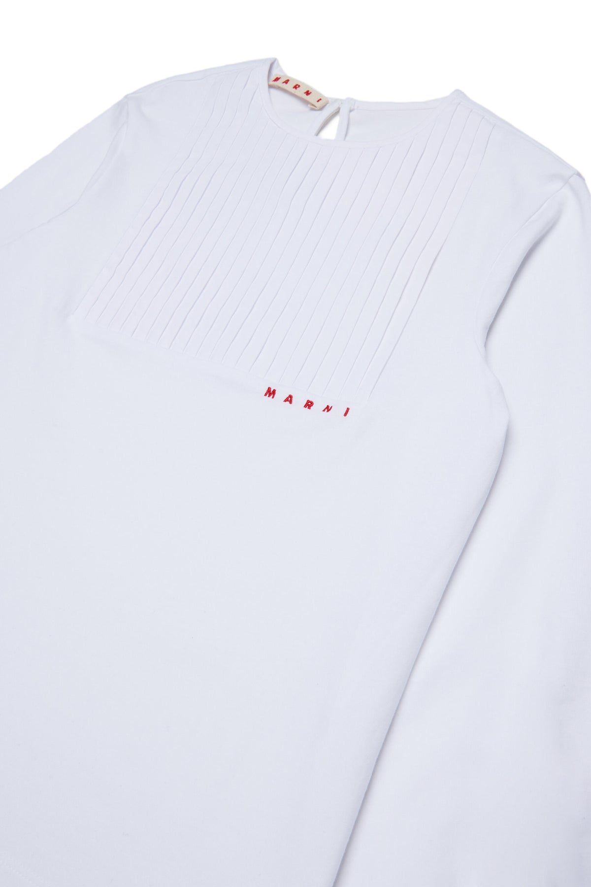Camiseta de manga larga con detalles delanteros