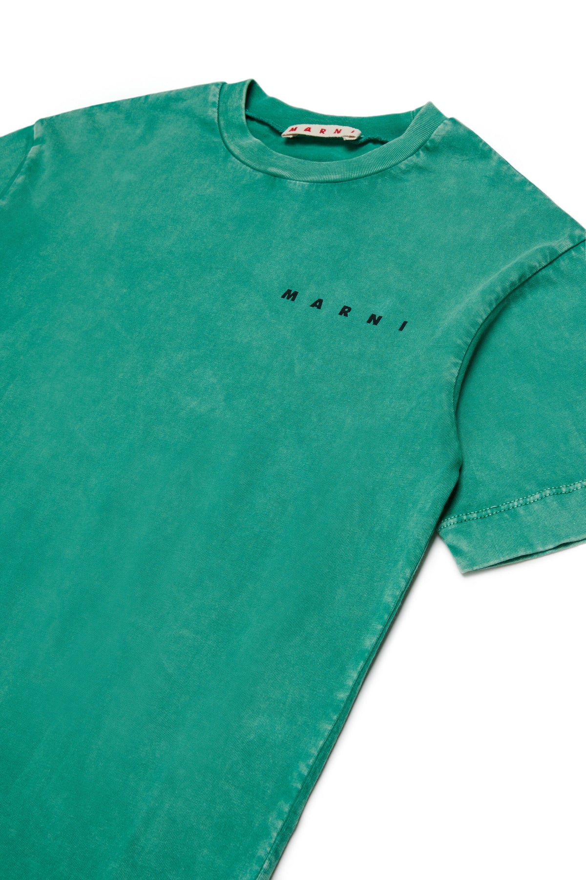 Camiseta de cuello redondo con logo