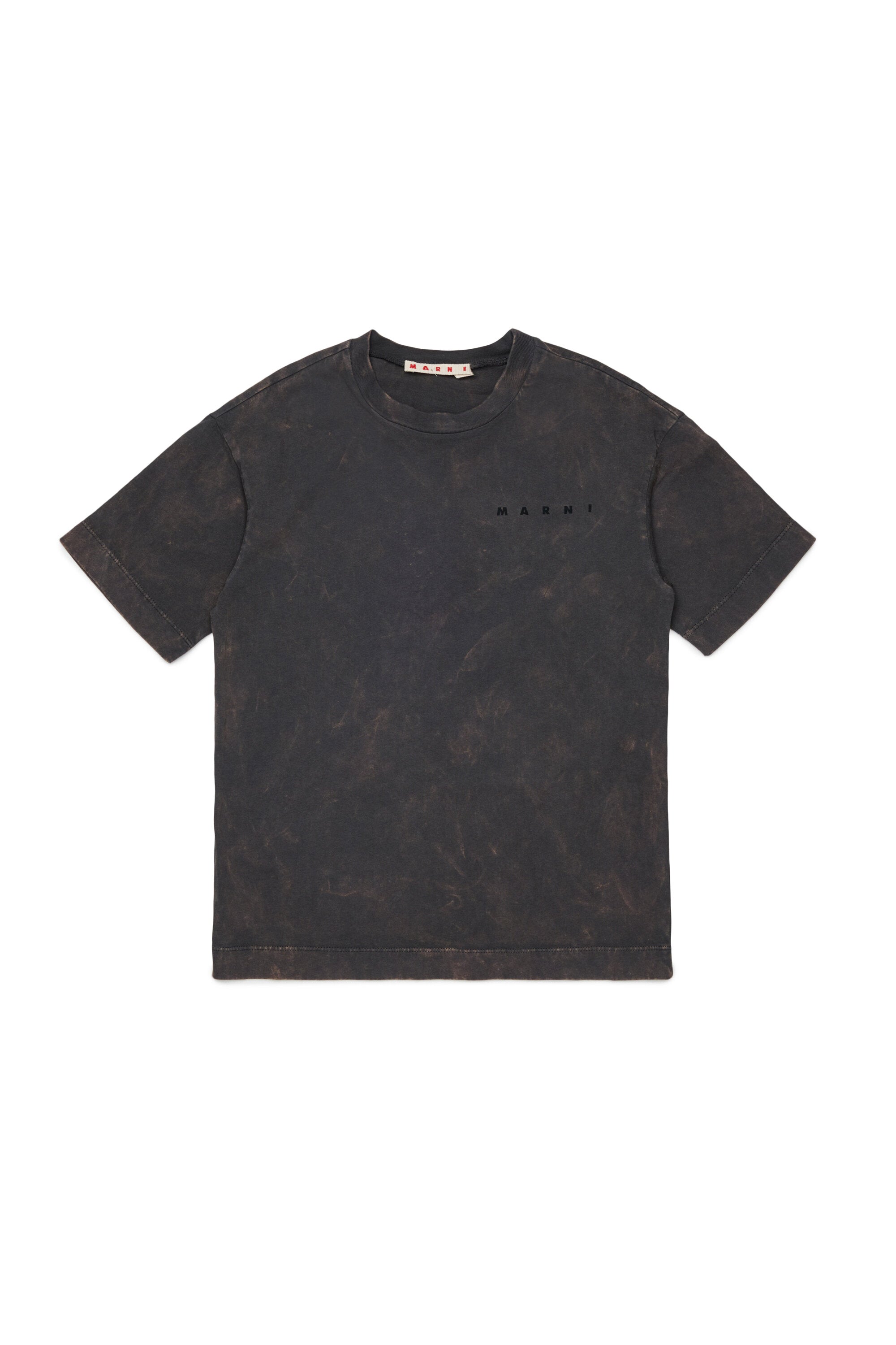 Camiseta de cuello redondo con logo