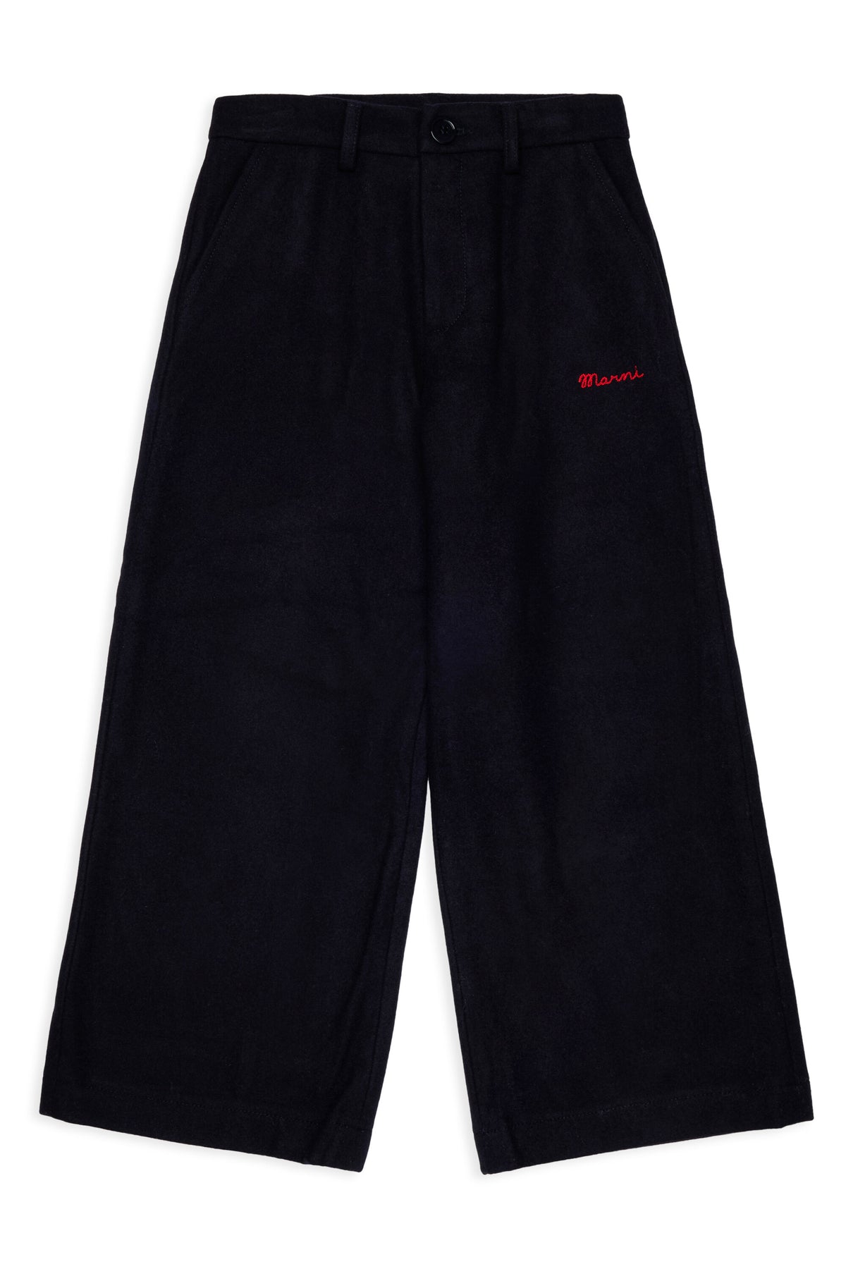 Wool blend pants