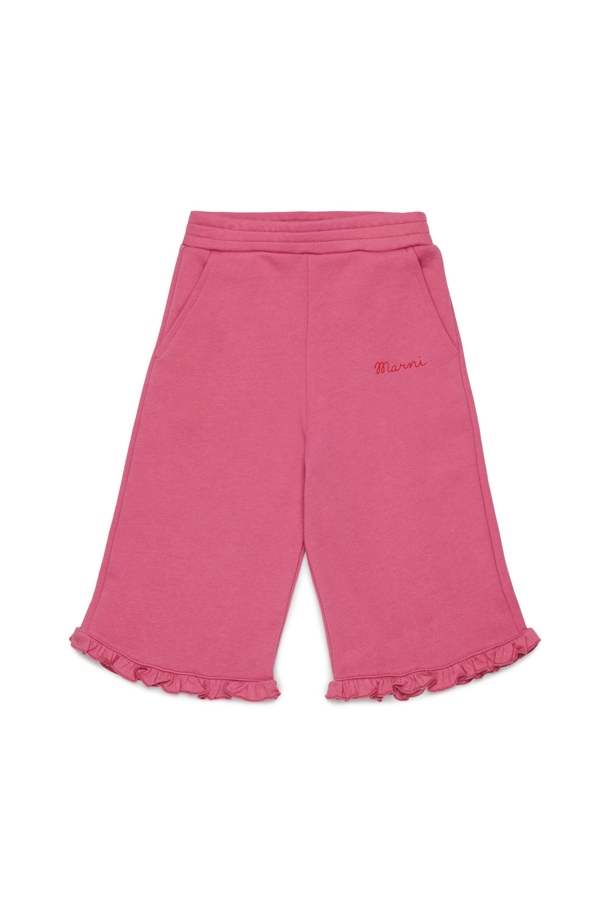 Pantalón de felpa con volantes