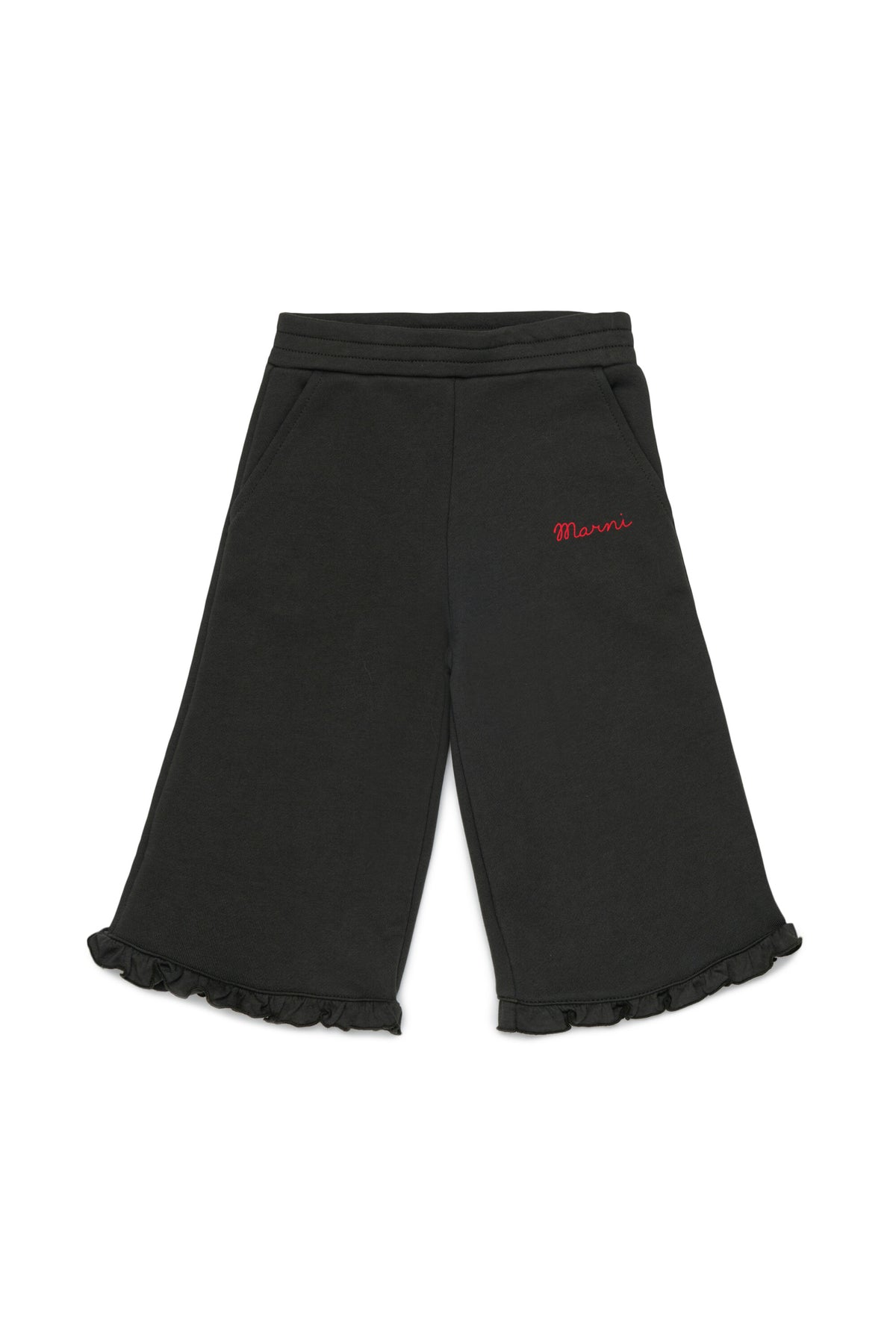 Pantalón de felpa con volantes