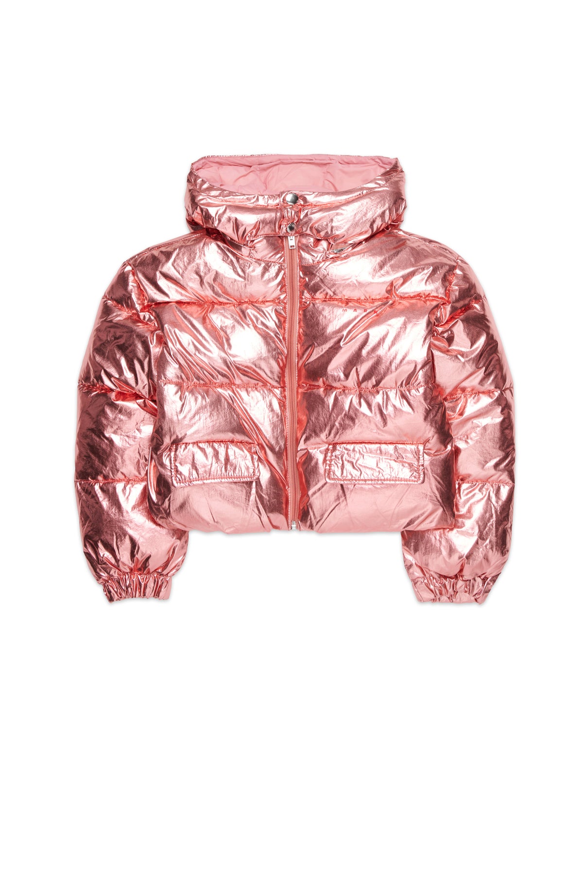 Chaqueta acolchada con logo estampado