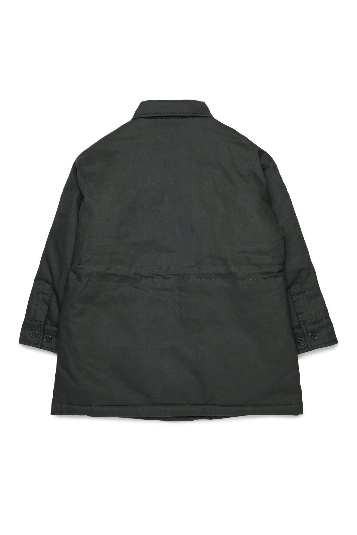 Parka con logo estampado