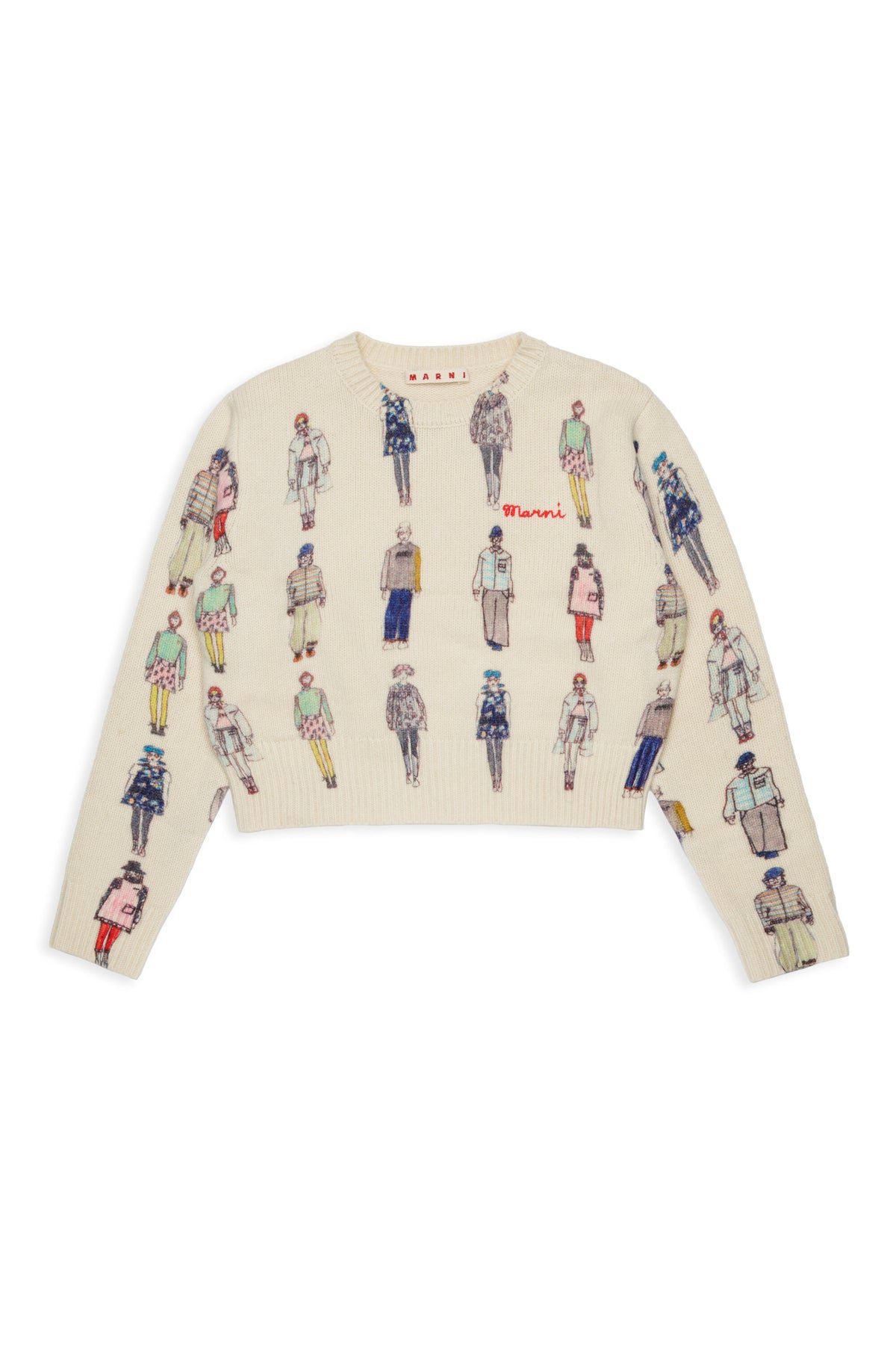 Jersey de cuello redondo con logo