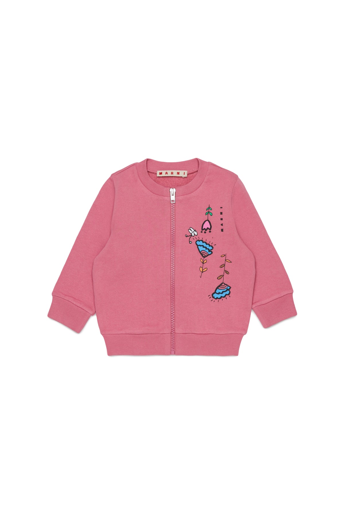 Sudadera con cremallera y logo