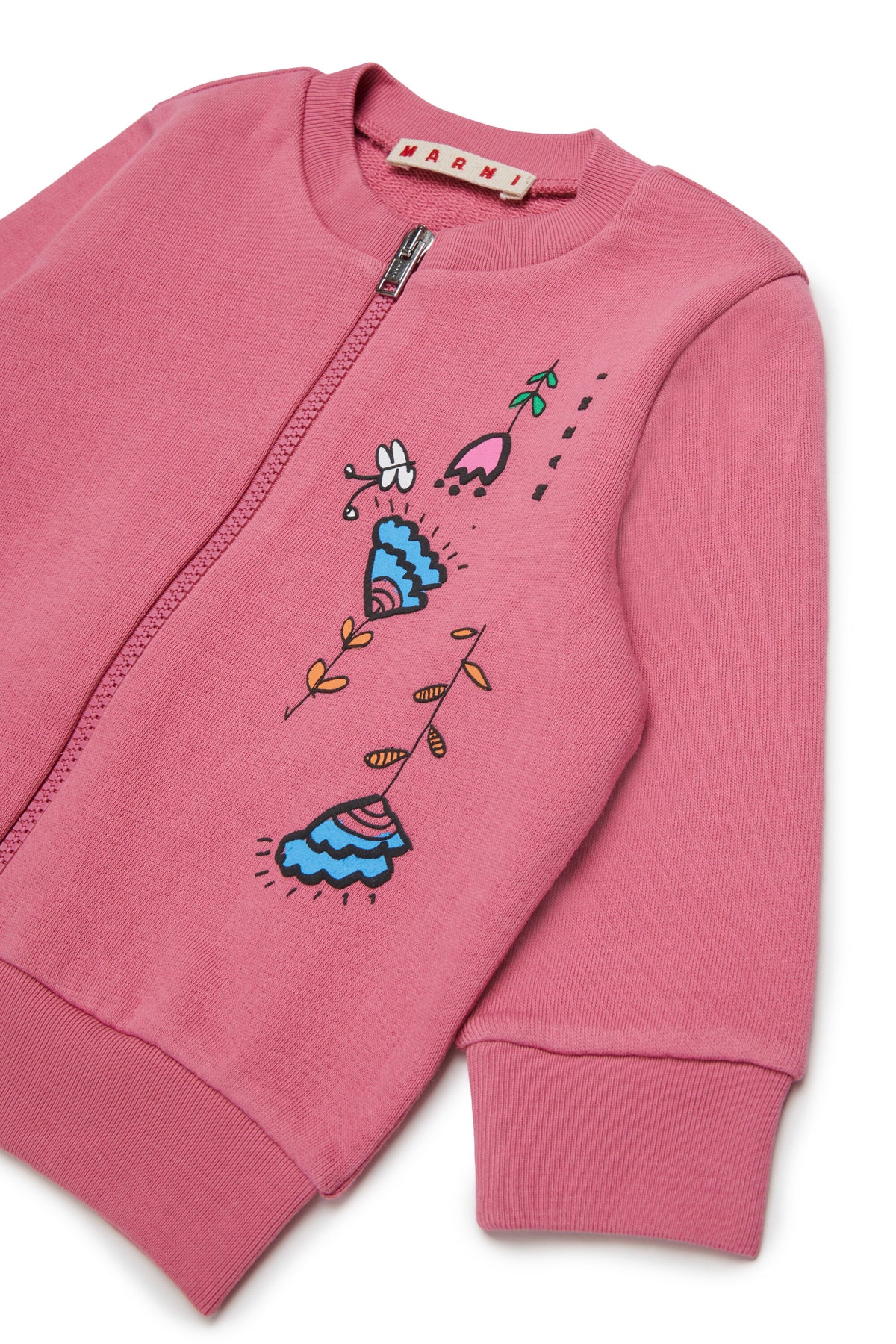Sudadera con cremallera y logo
