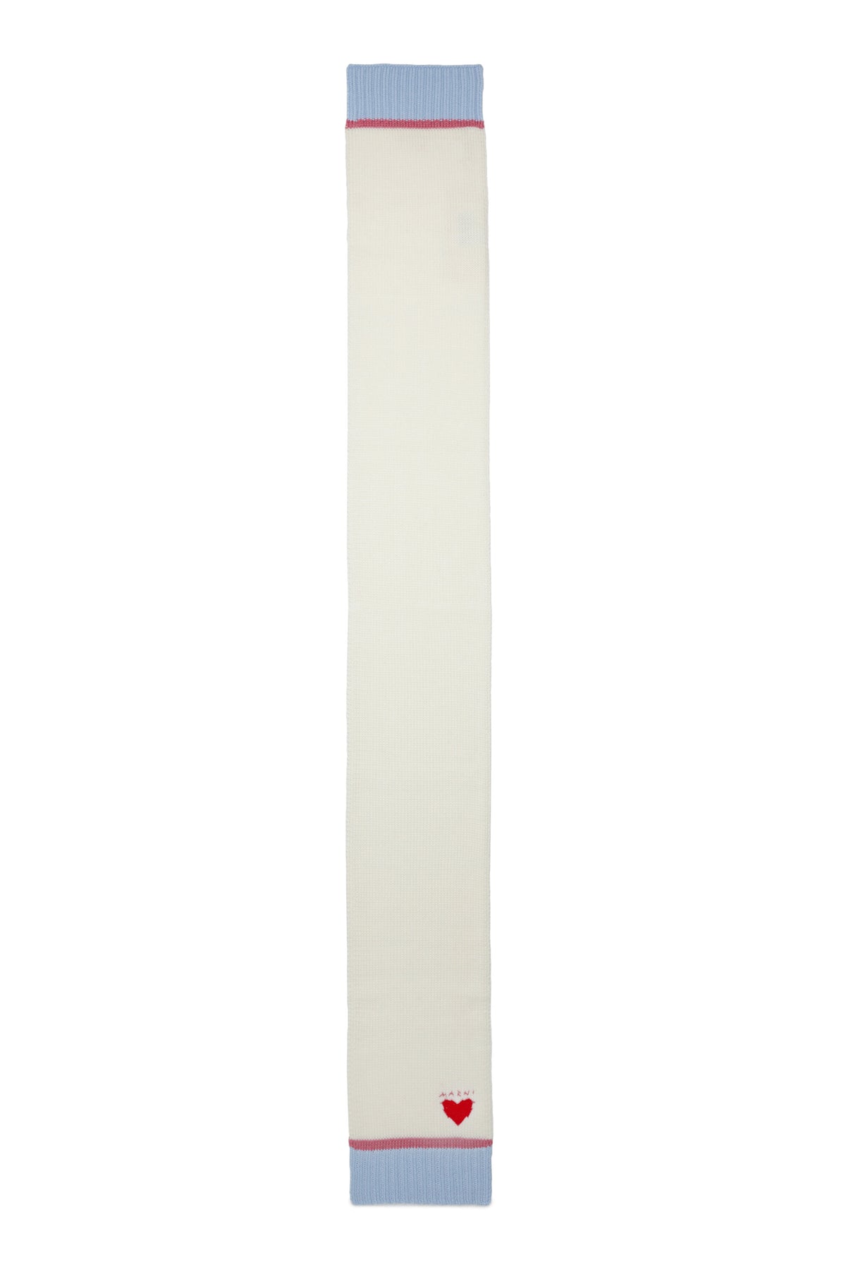 Scarf with embroidered logo