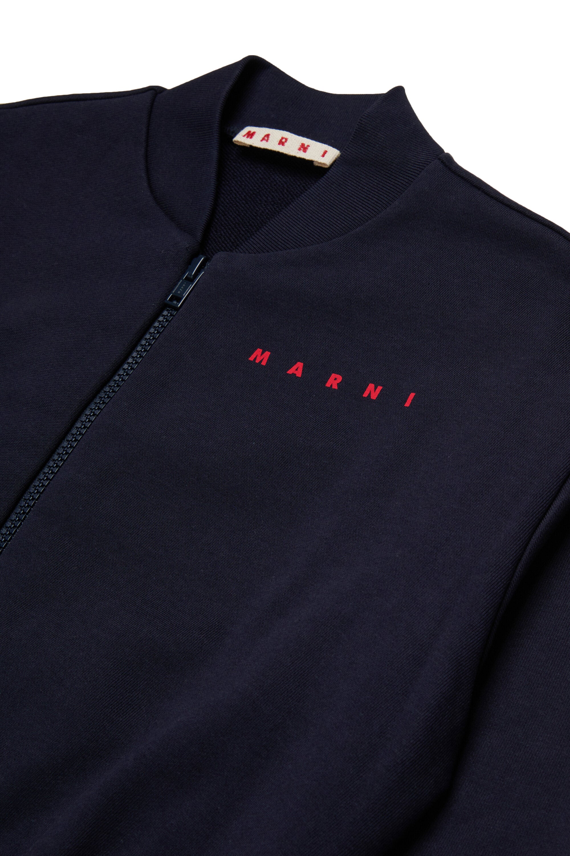 Sudadera con cremallera y logo