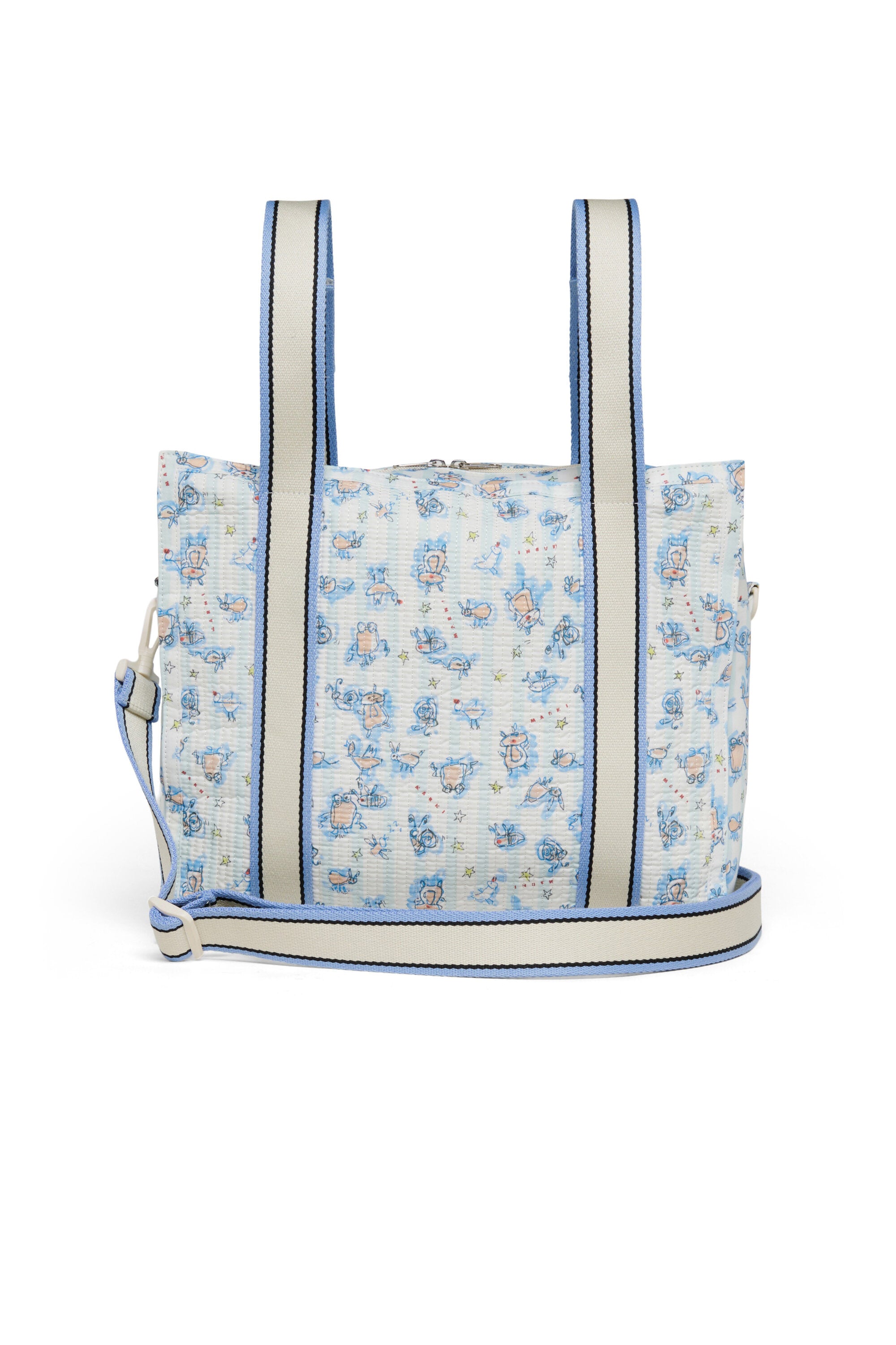 Changing bag with allover print