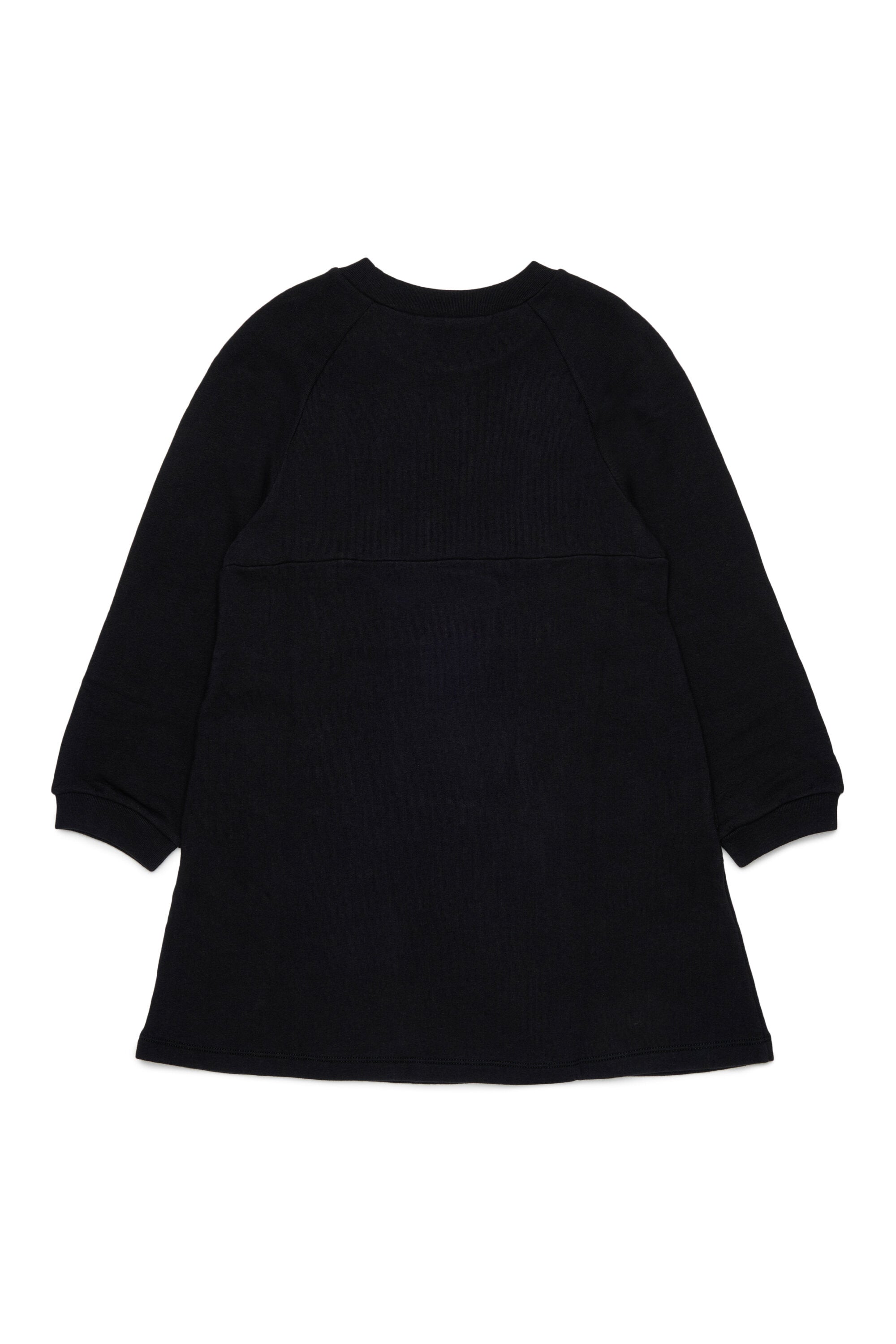 Fleece dress with logo