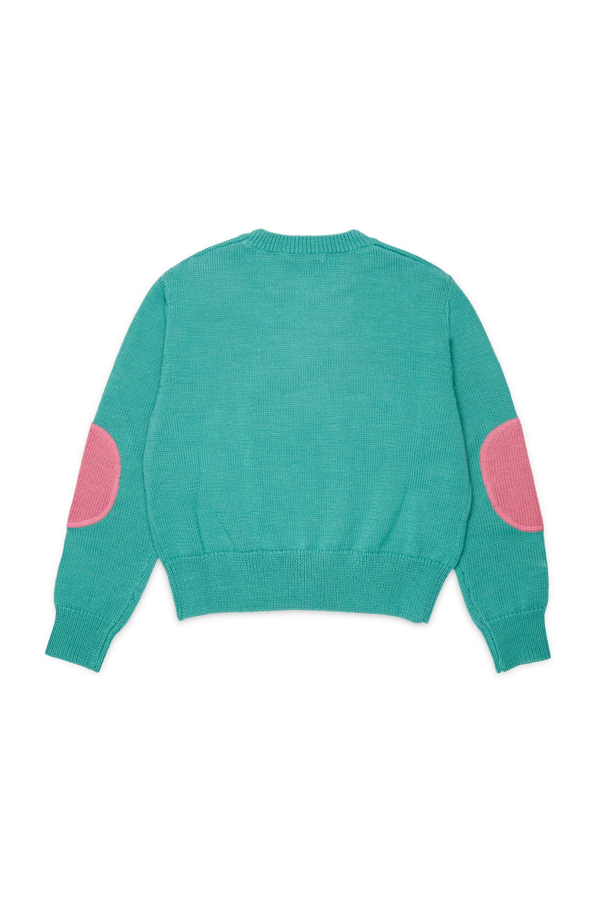 Crew-neck pullover with logo