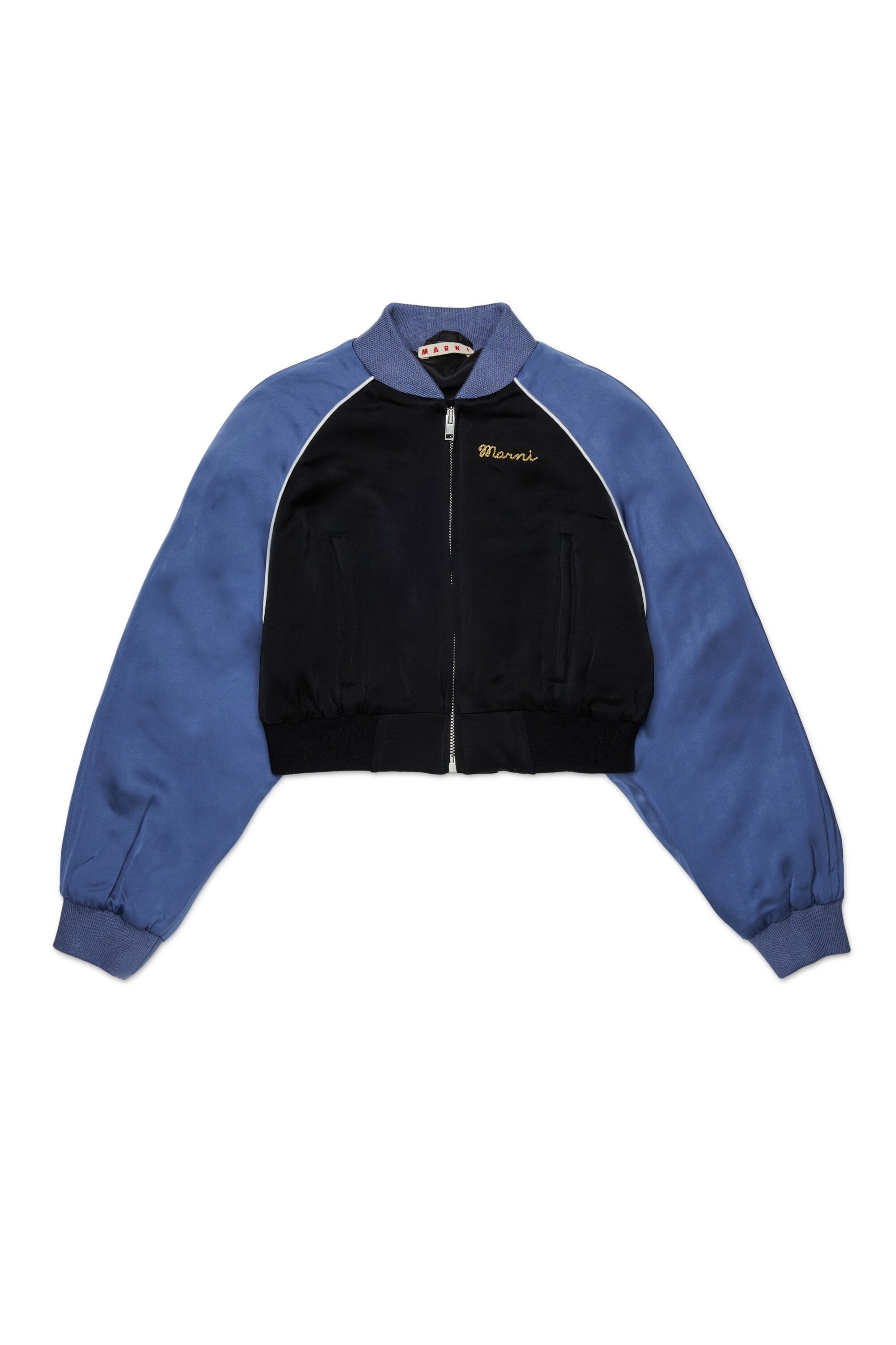 Cazadora bomber con logo