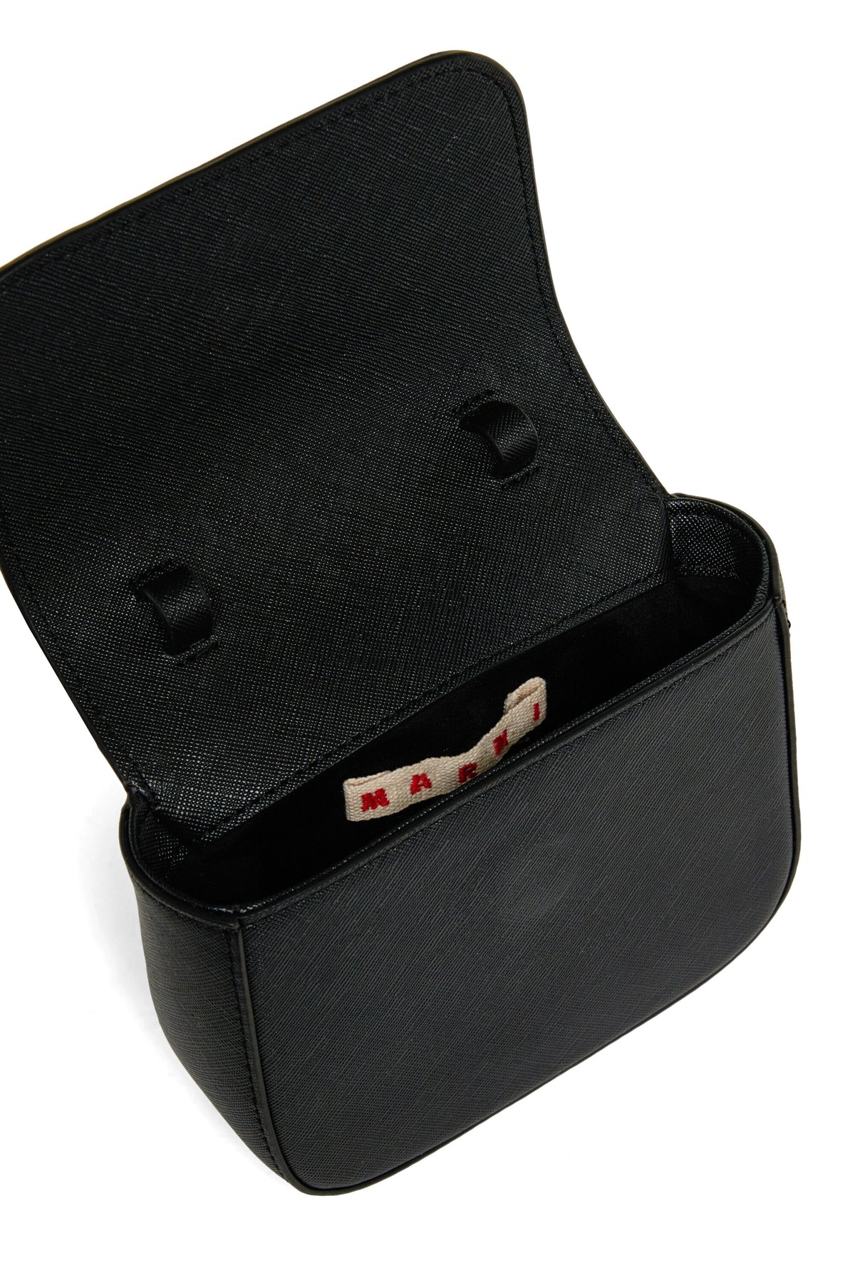 Punk crossbody bag with front flap