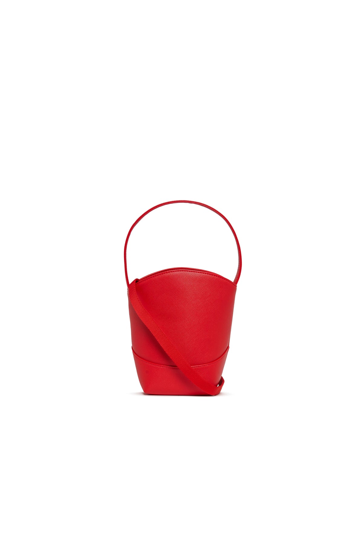 Flower basket crossbody bag with logo