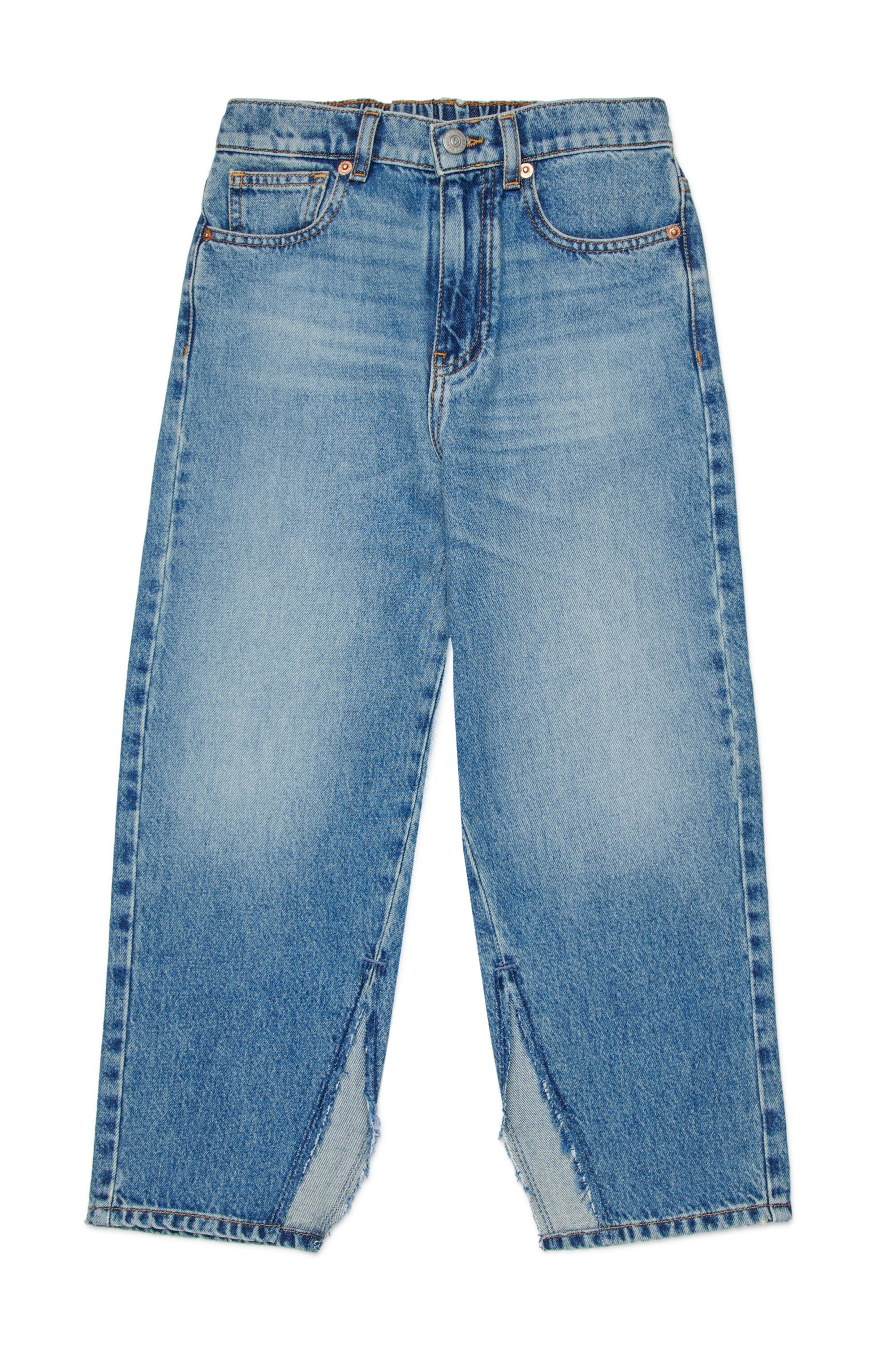 Jeans regular lavado azul claro