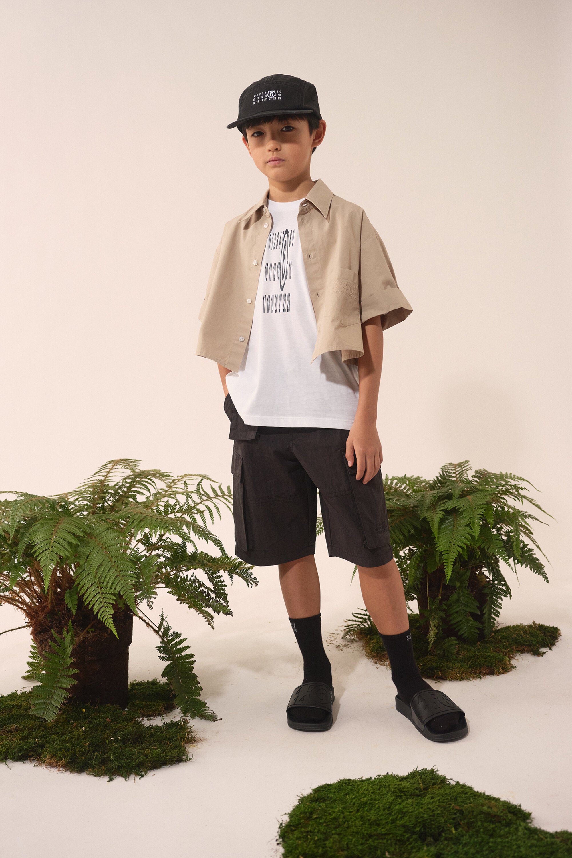 Camisa de popelín con mangas vueltas