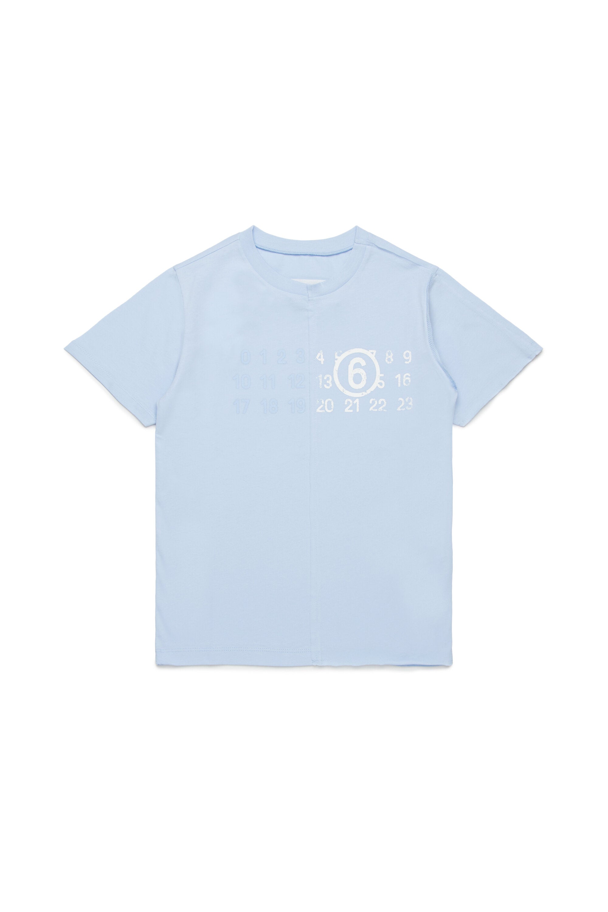 Camiseta recortada con Stamp Numbers