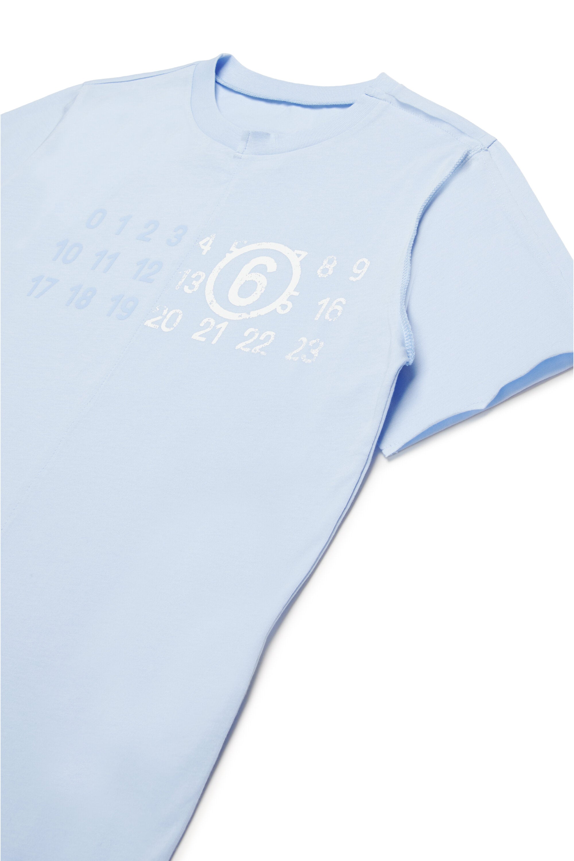 Camiseta recortada con Stamp Numbers