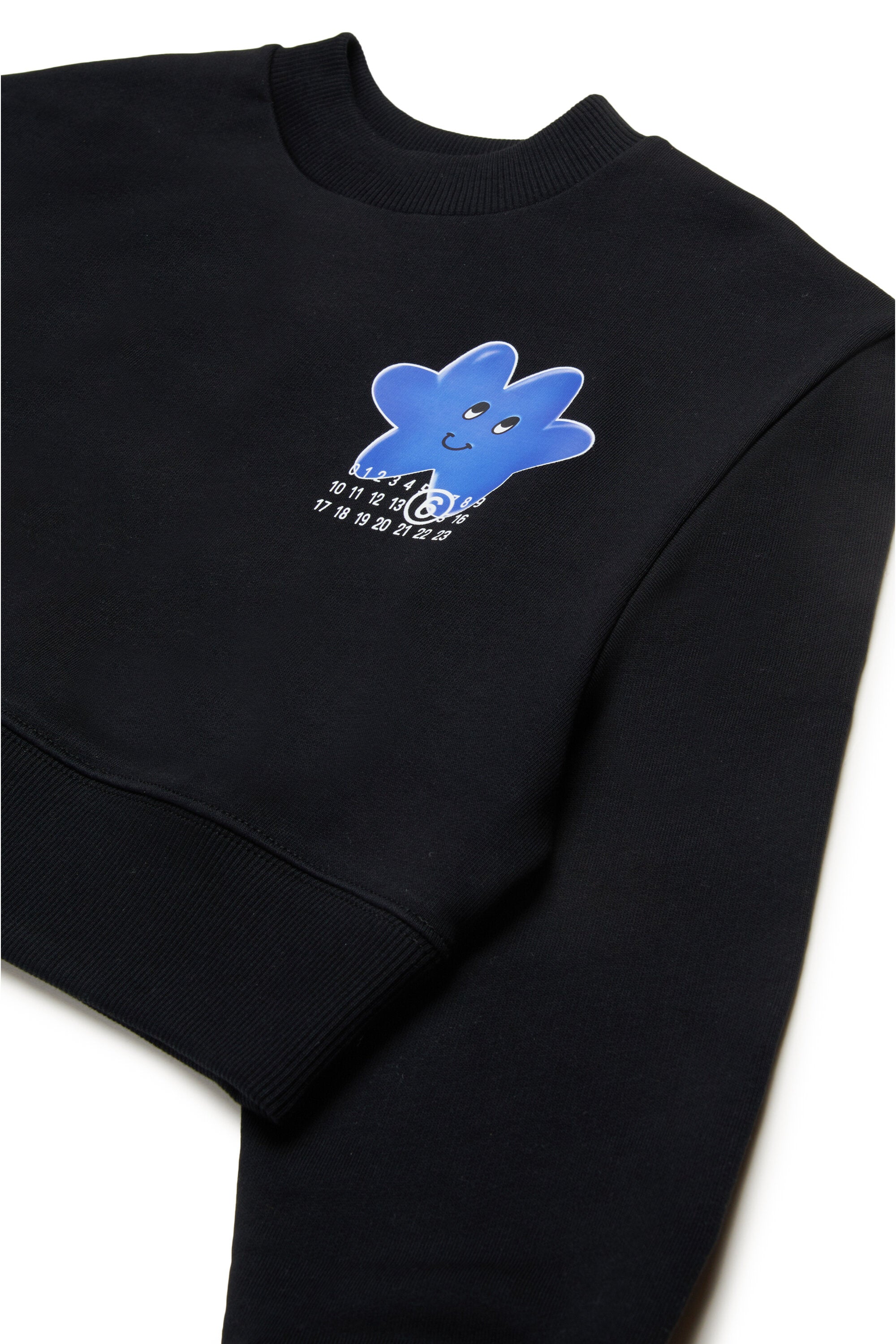 Sudadera de cuello redondo con estampado Happy Star