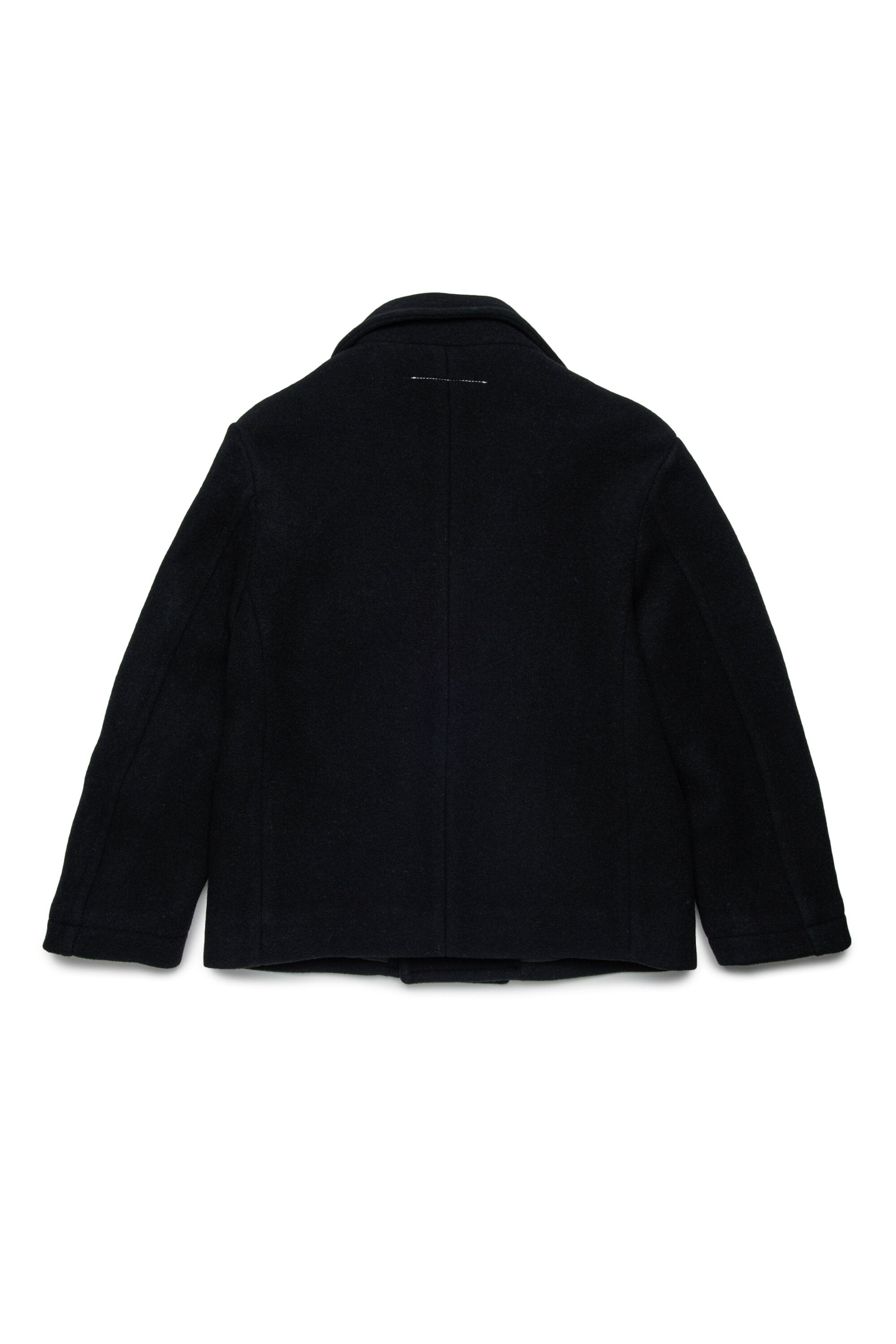 Short cloth coat with zip