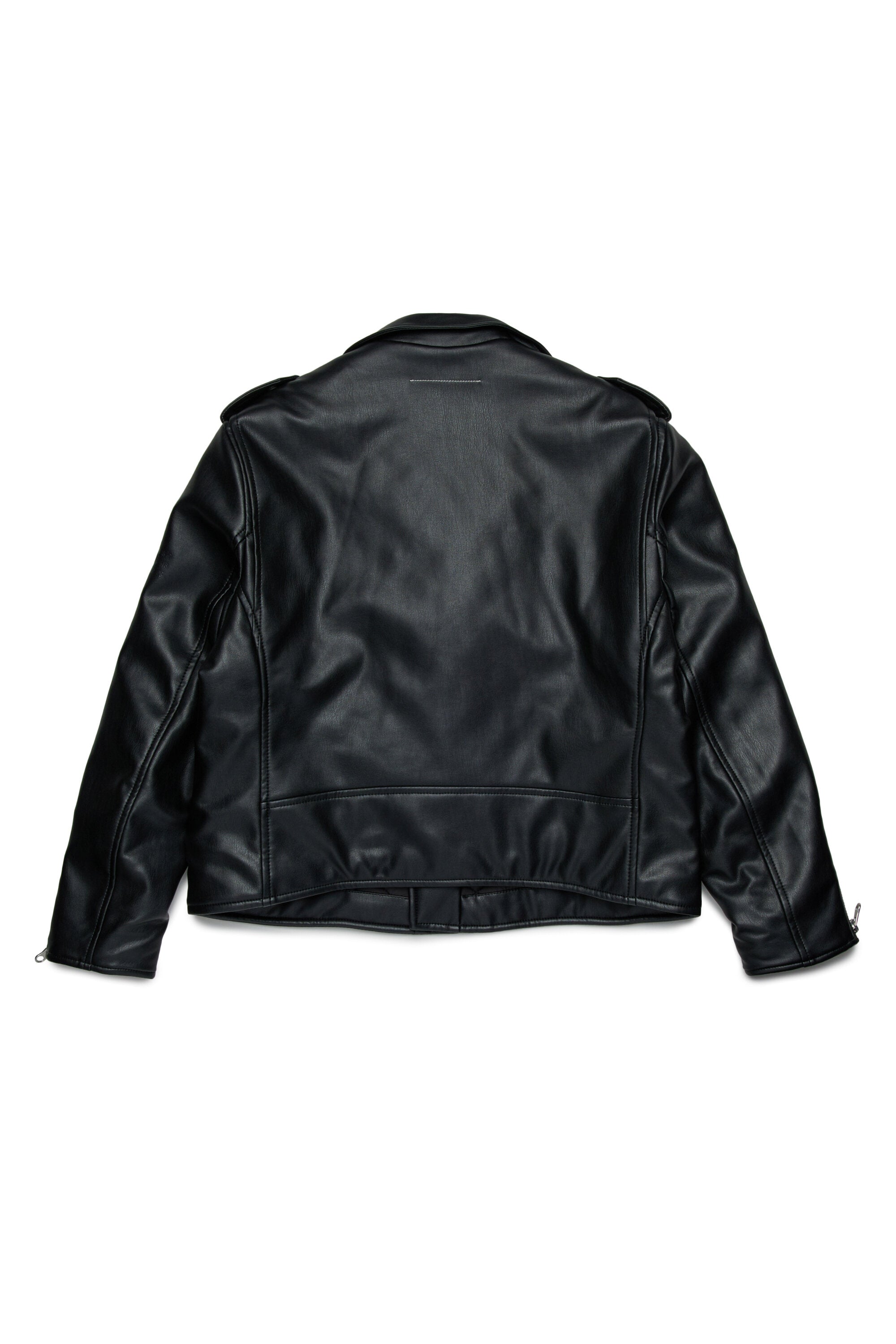 Coated fabric nail model biker jacket