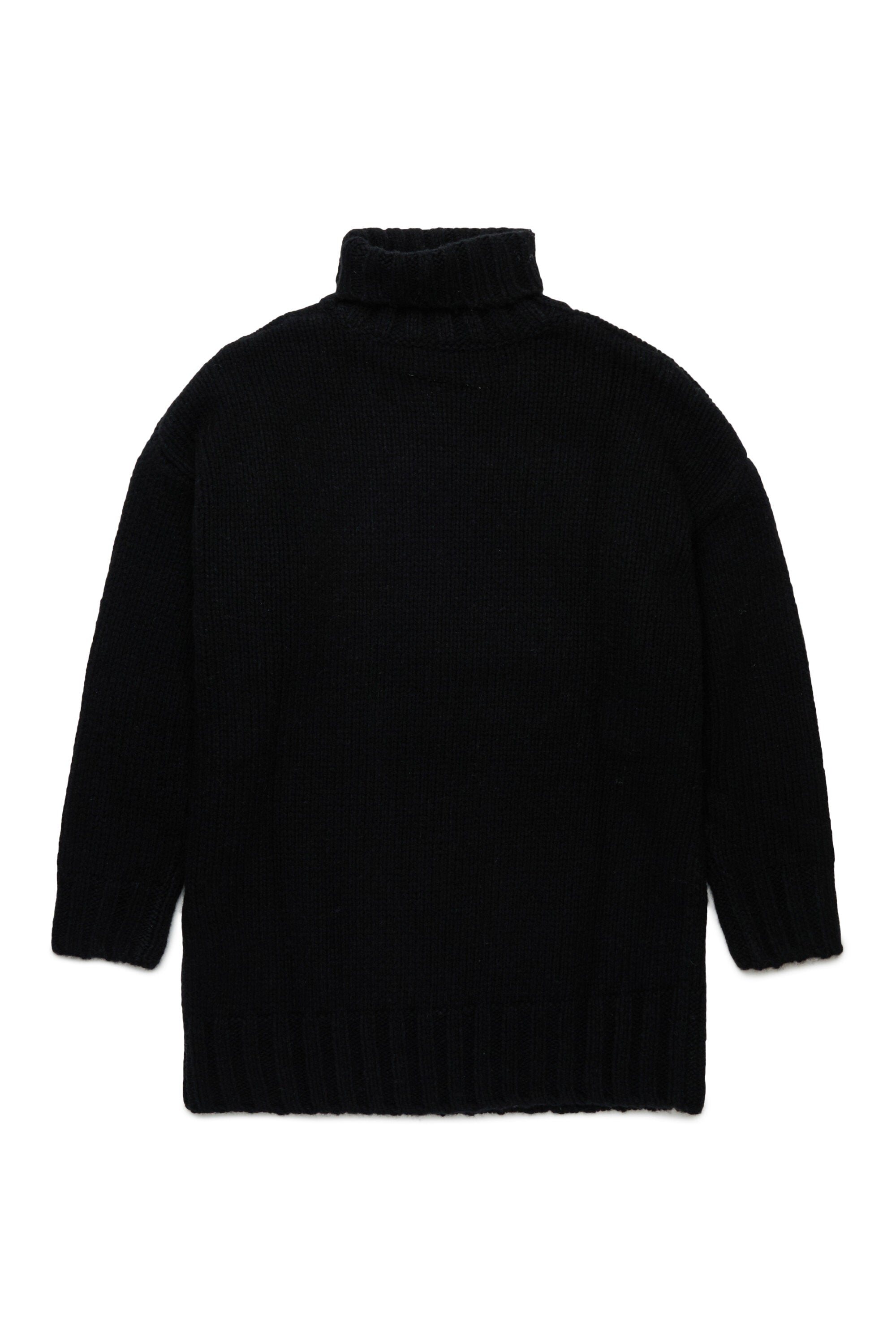 Minivestido de punto con logotipo maxi