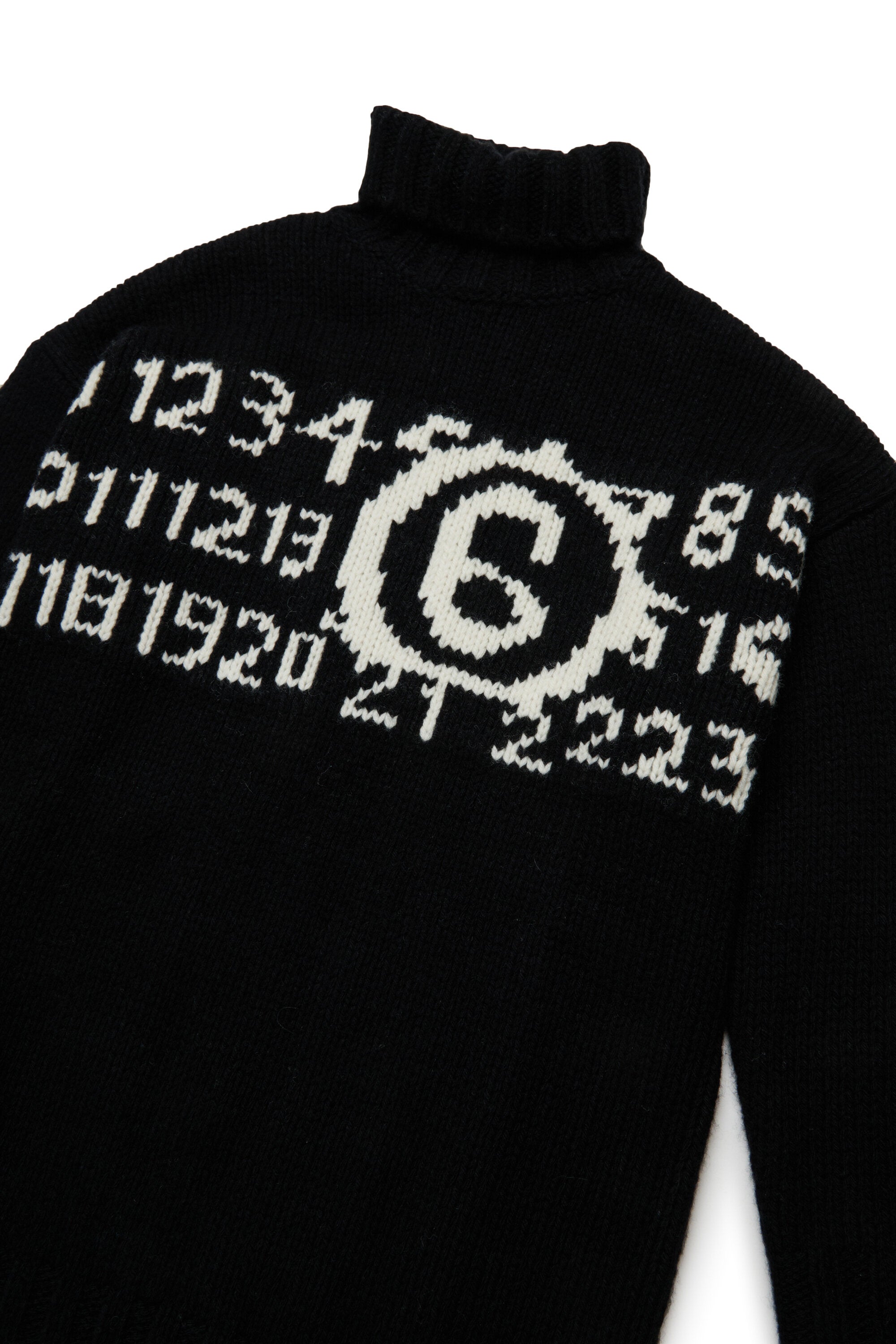 Minivestido de punto con logotipo maxi