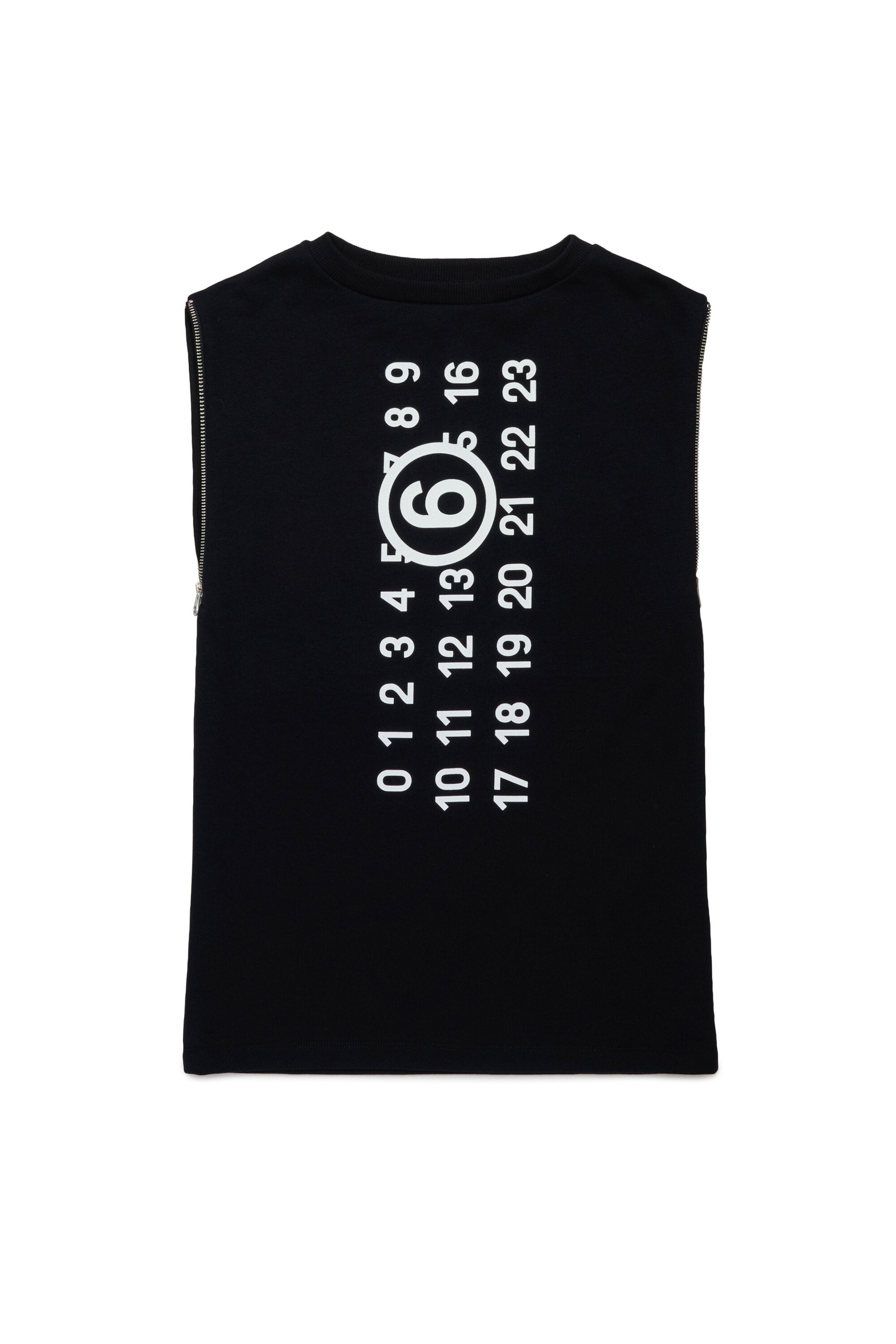 Short fleece dress with maxi logo