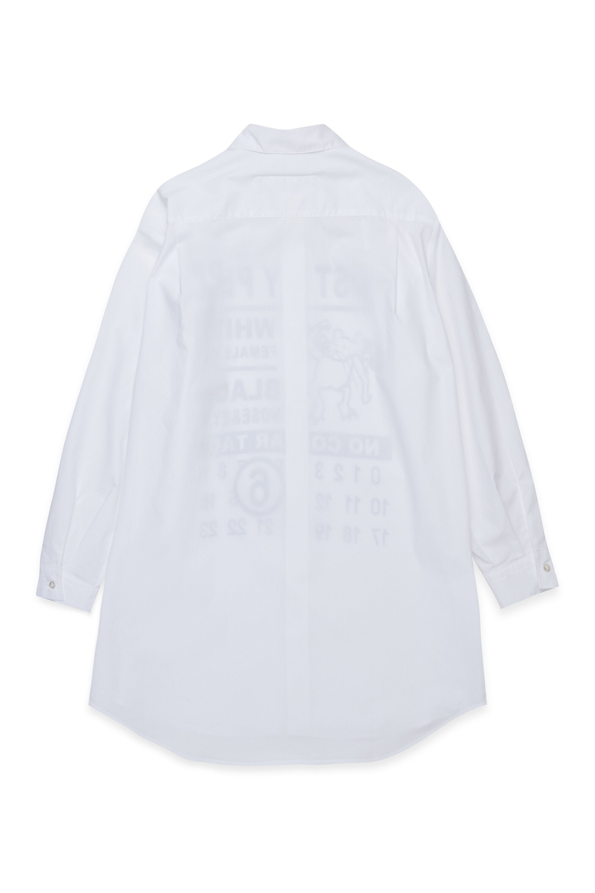 Lost My Pet maxi vestido con camisa de popelín