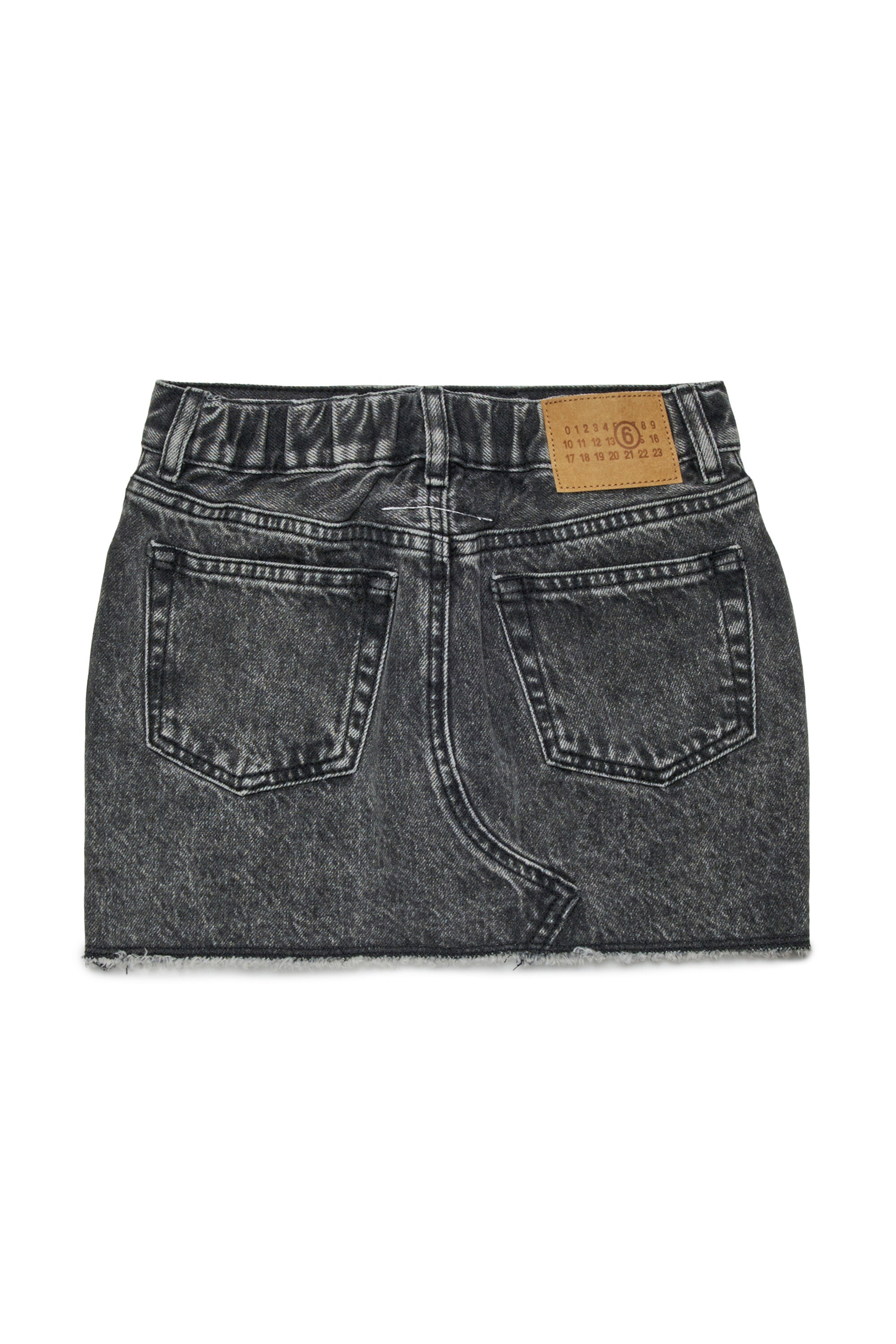 Minifalda vaquera negra sombreada